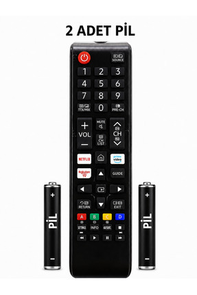 Samsung BN59-01315B Netflix Prime - Rakuten Tuşlu Lcd Kumanda-1.KALİTE