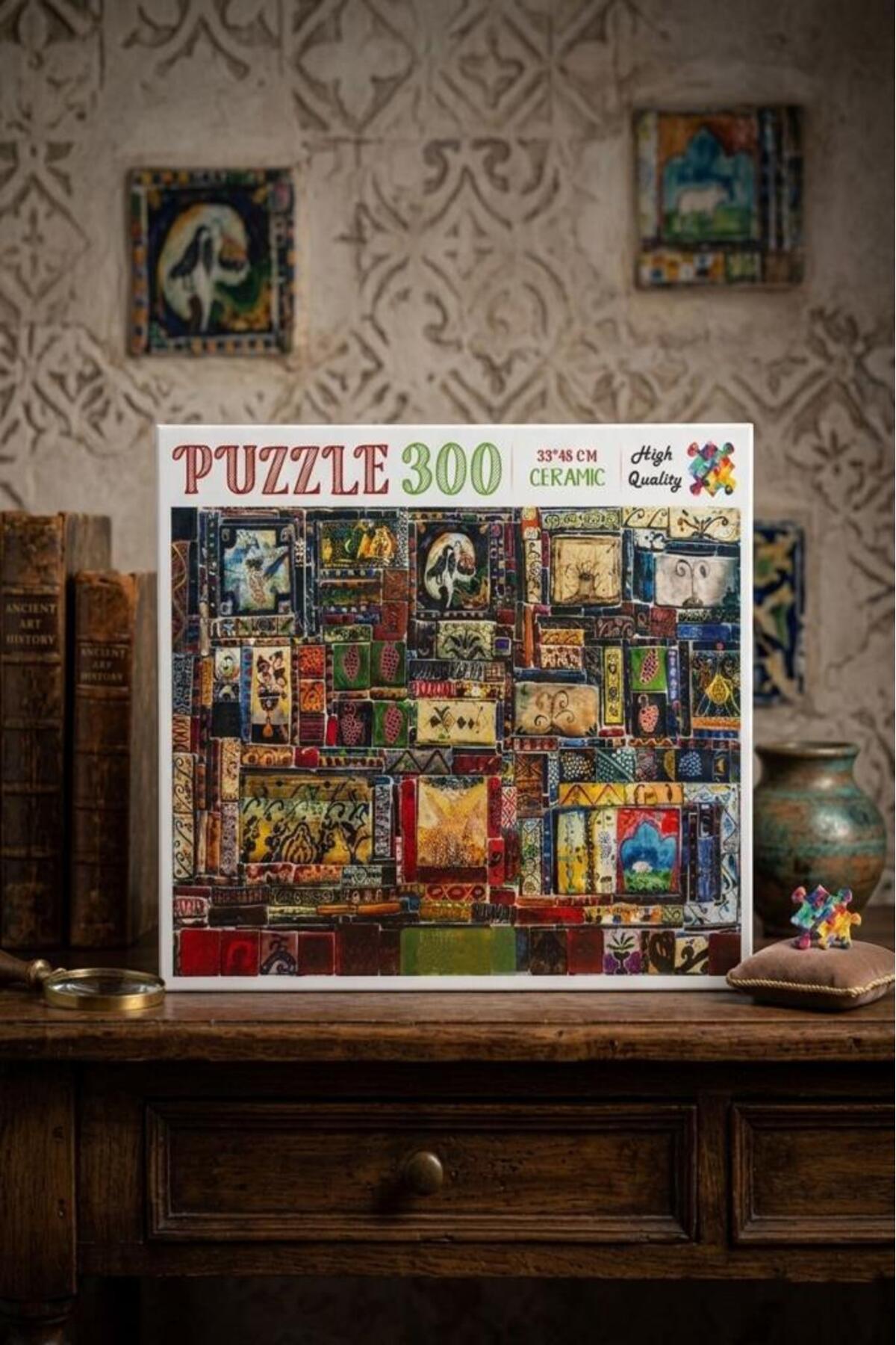 Tıfıl Toys 300 Parça Ceramic Sanatsal Seramik Çalışması Puzzle