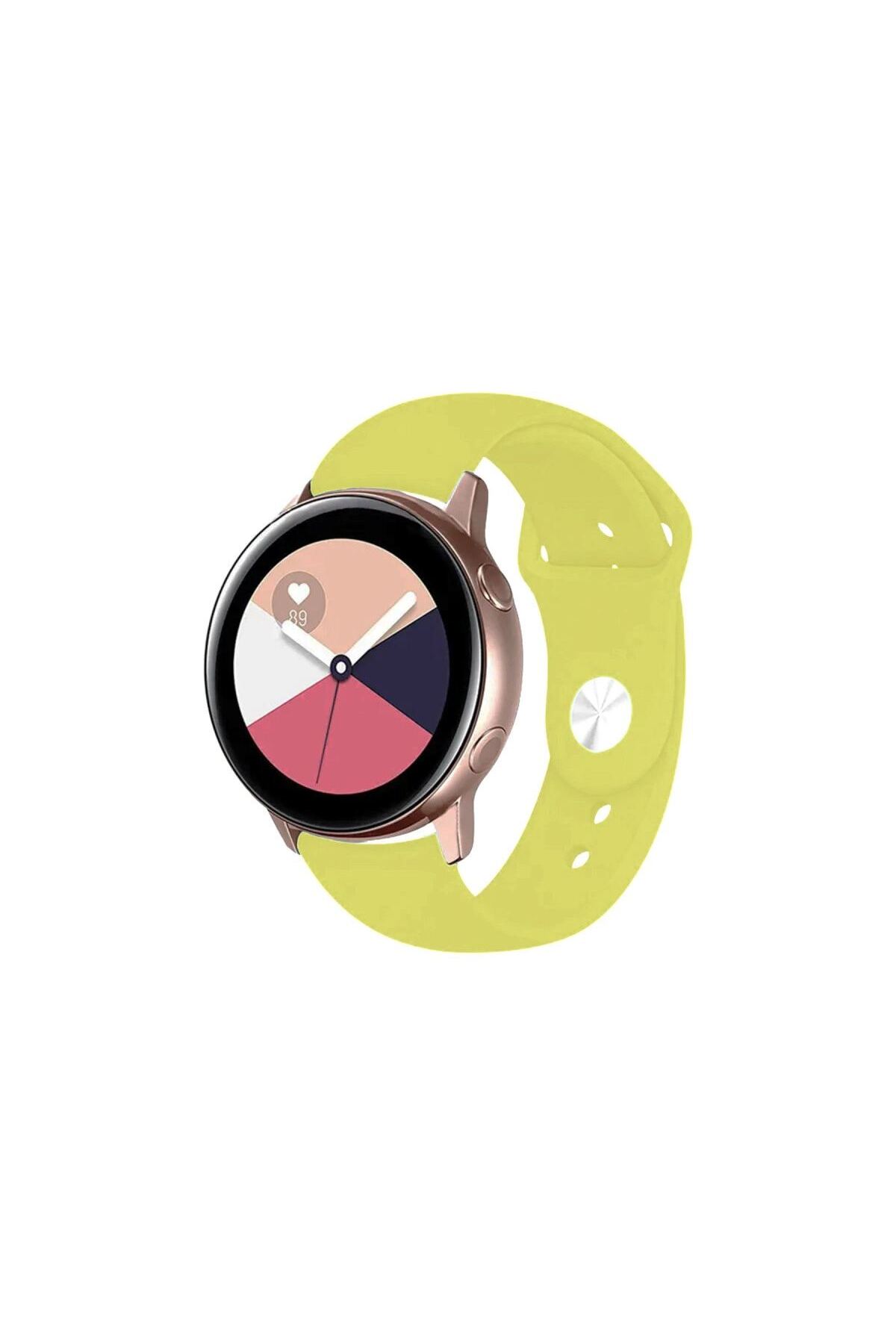 Watch 22mm Klasik Kordon - Sarı