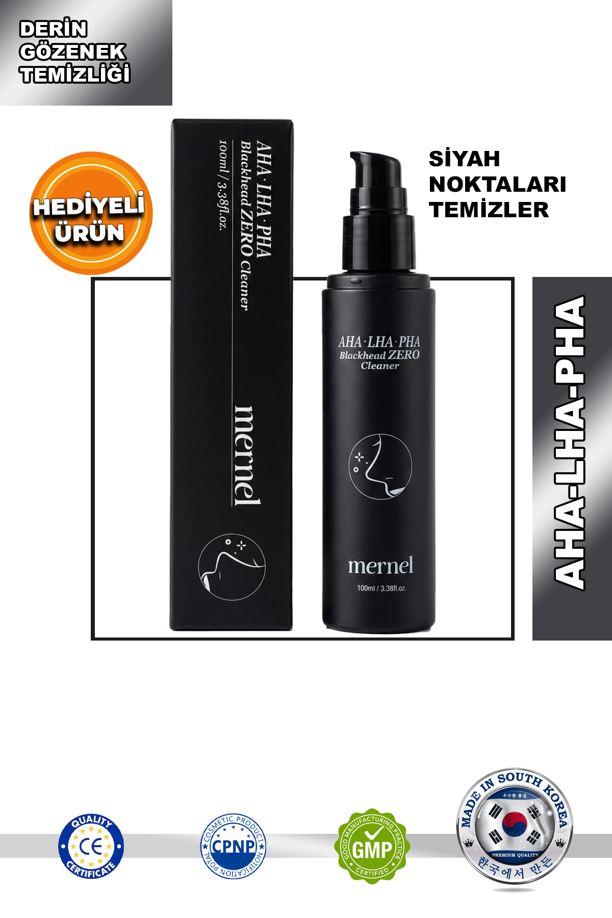 MERNEL Derin Gözenek ve Siyah Nokta Temizleyici Blackhead Zero