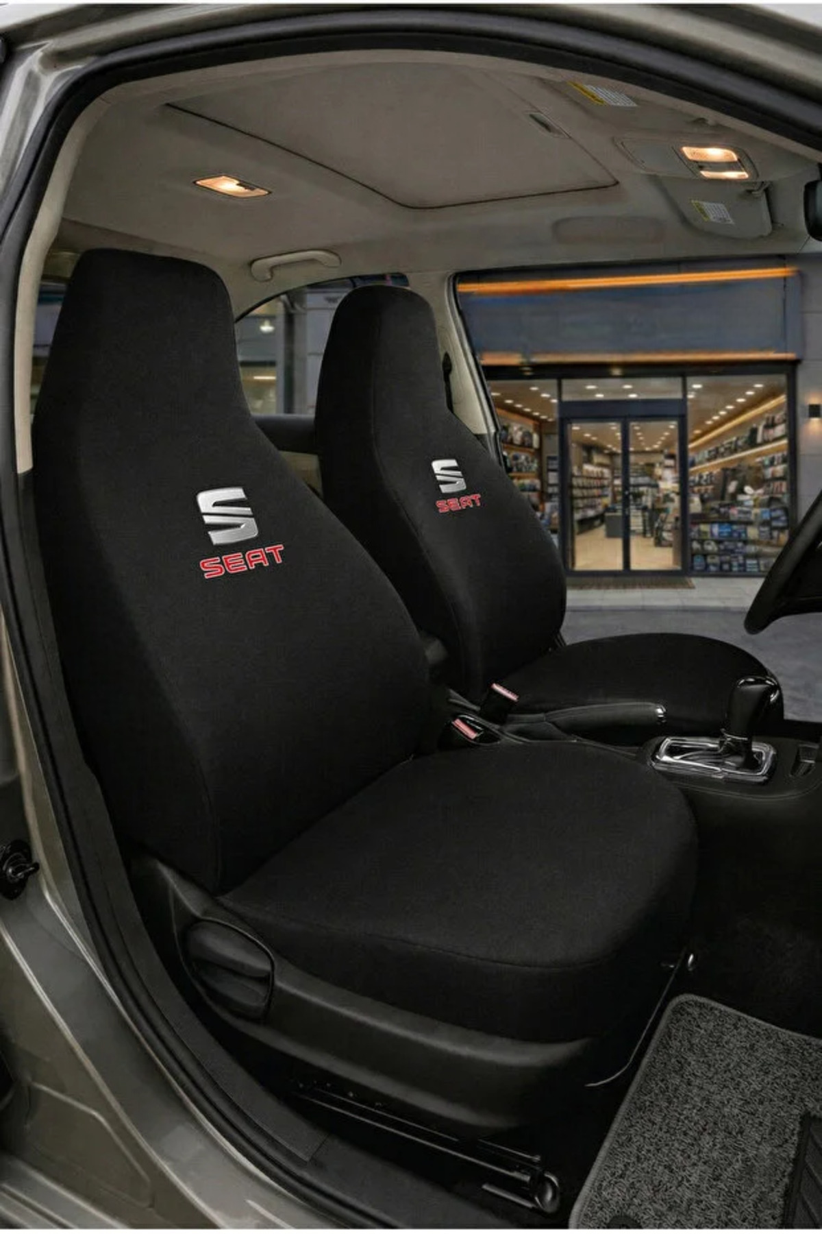 sekutuning Seat Leon Siyah Araç Koltuk Kılıfı Koruyucu Penye Servis Kılıfı