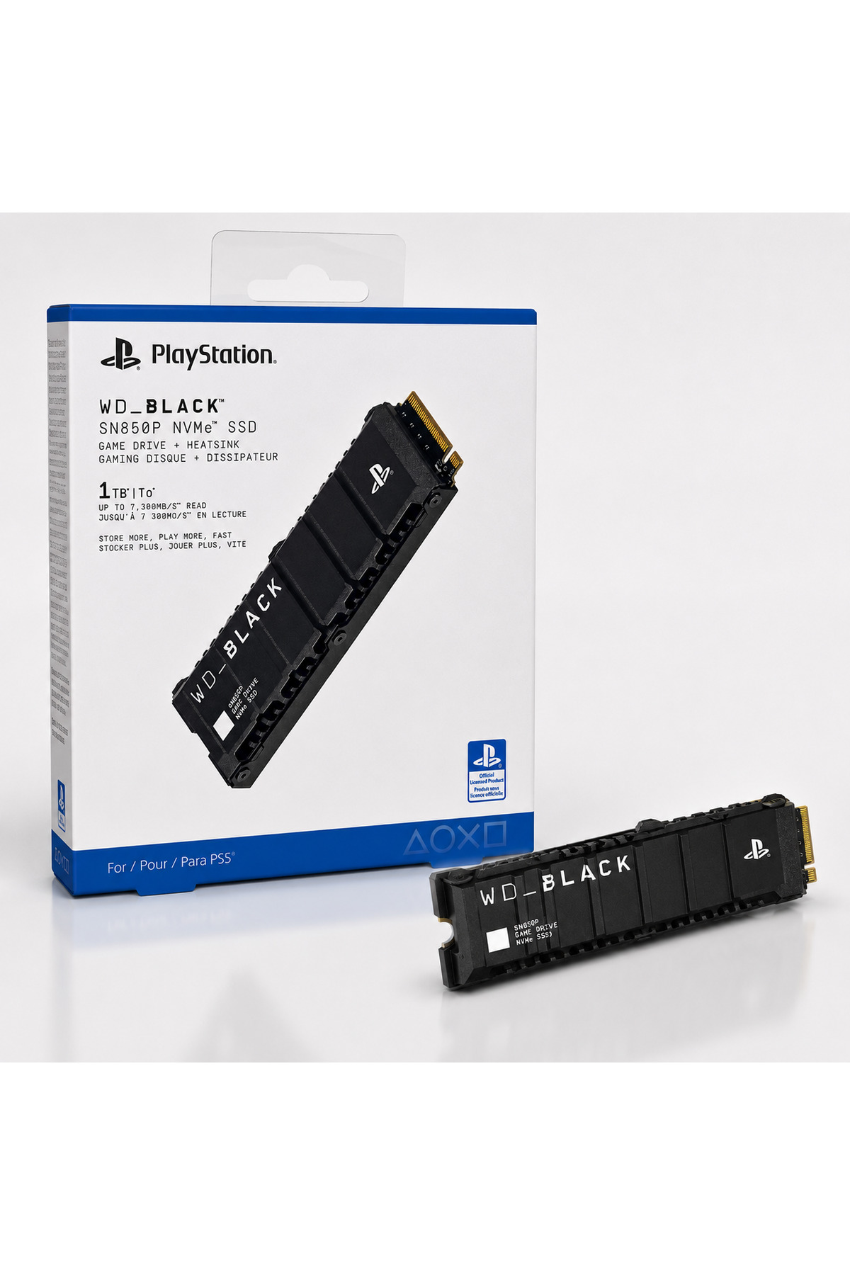 WD_BLACK SN850P NVMe SSD 2TB PS5対応 Playstation Western Digital WD_BLACK SN850P 1TB NVMe M.2 SSD PS5