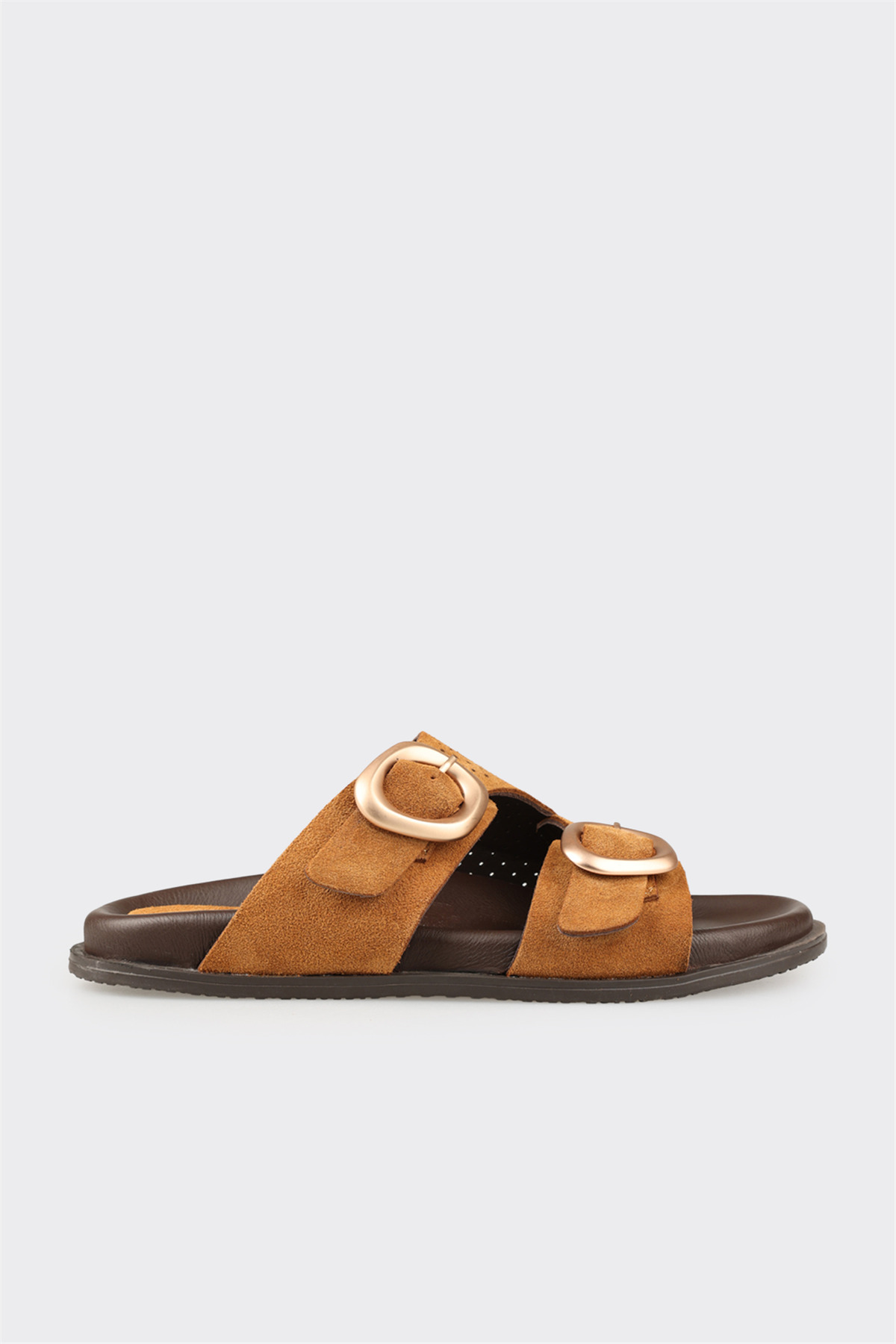 1_org_zoom دمپایی Elle Shoes چرم طبیعی زنانه اورجینال - تصویر 1