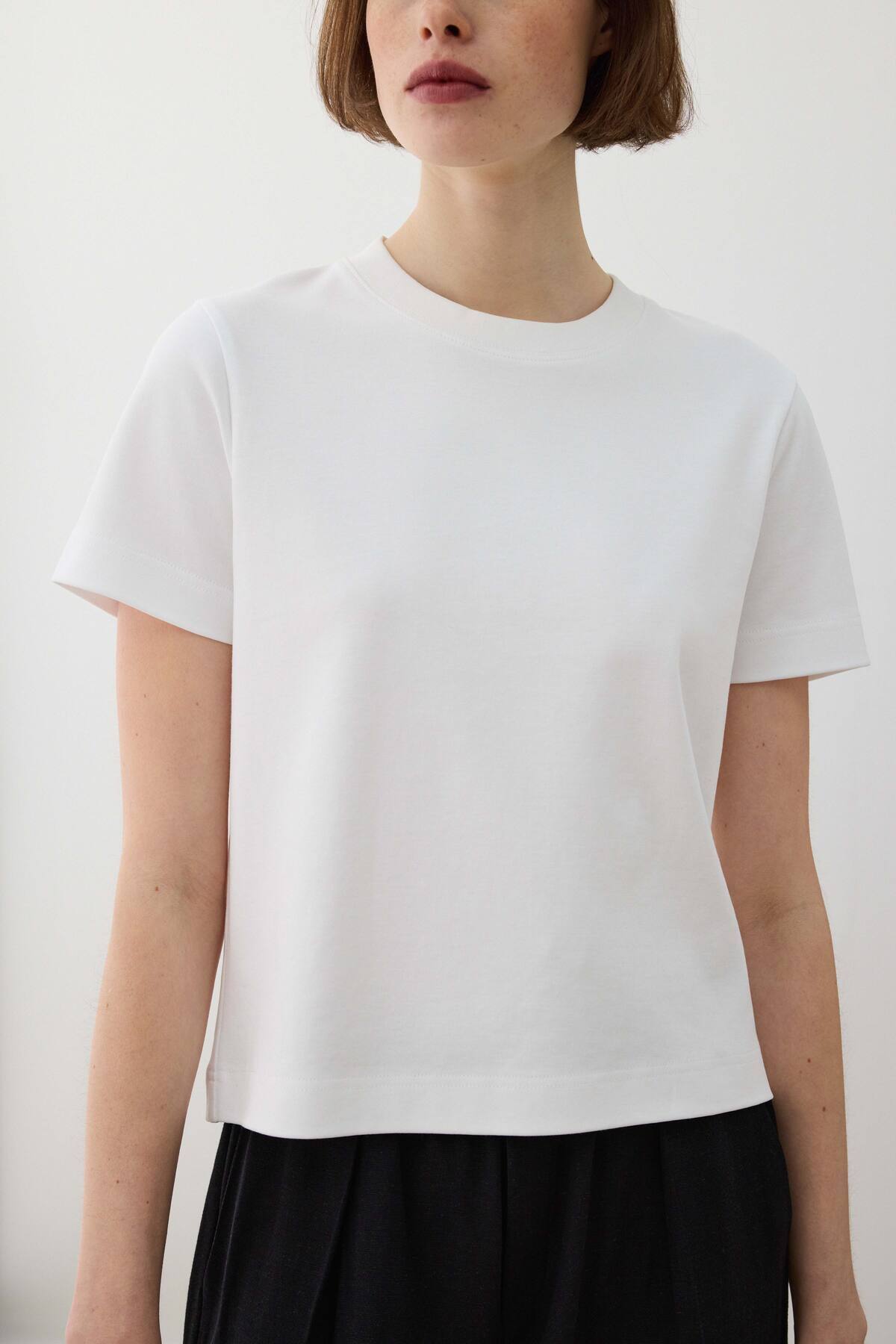 BABOKAH  Supima® Pamuk İnterlok Basic Tshirt - Görsel 3