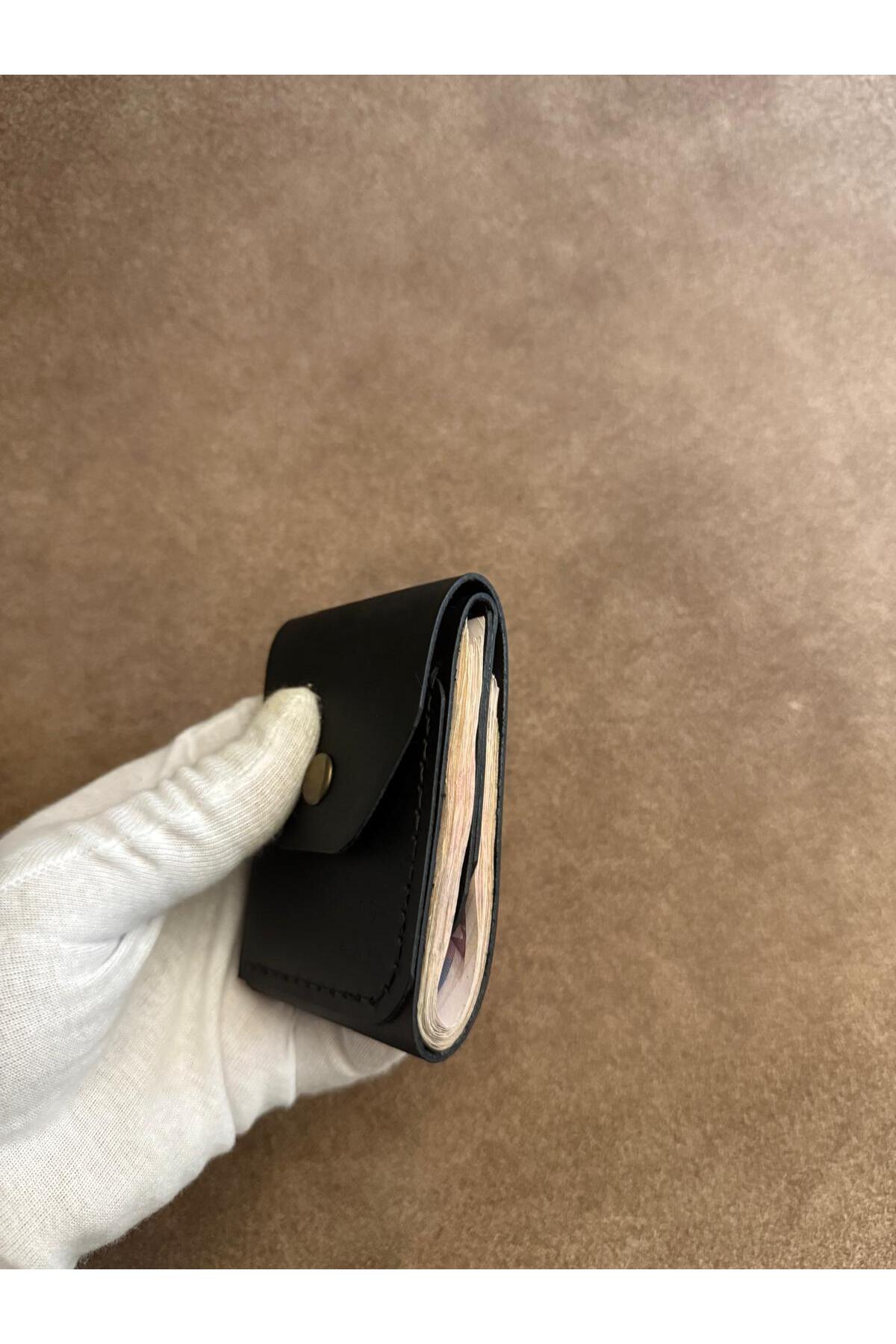 HATKA Leather Craft El Yapımı Hakiki Deri Cüzdan - Pure Fold K2 görsel 3