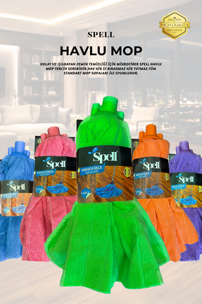 Naym Store Premium Havlu Yedek Mop | İthal Kumaş | 1 Adet