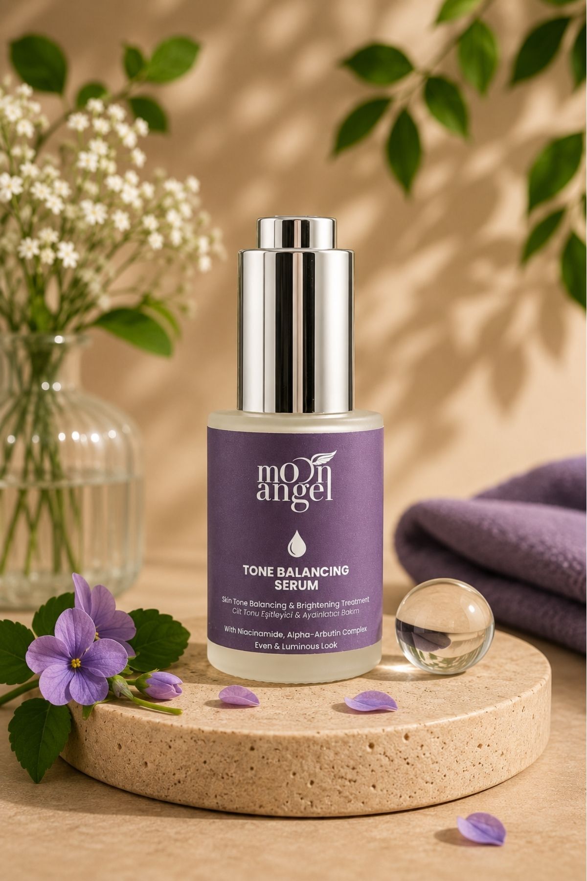 Leke Karşıtı ve Cilt Tonu Eşitleyici Aydınlatıcı Serum (Niacinamide +Alpha Arbutin) 30 ml — görsel 2