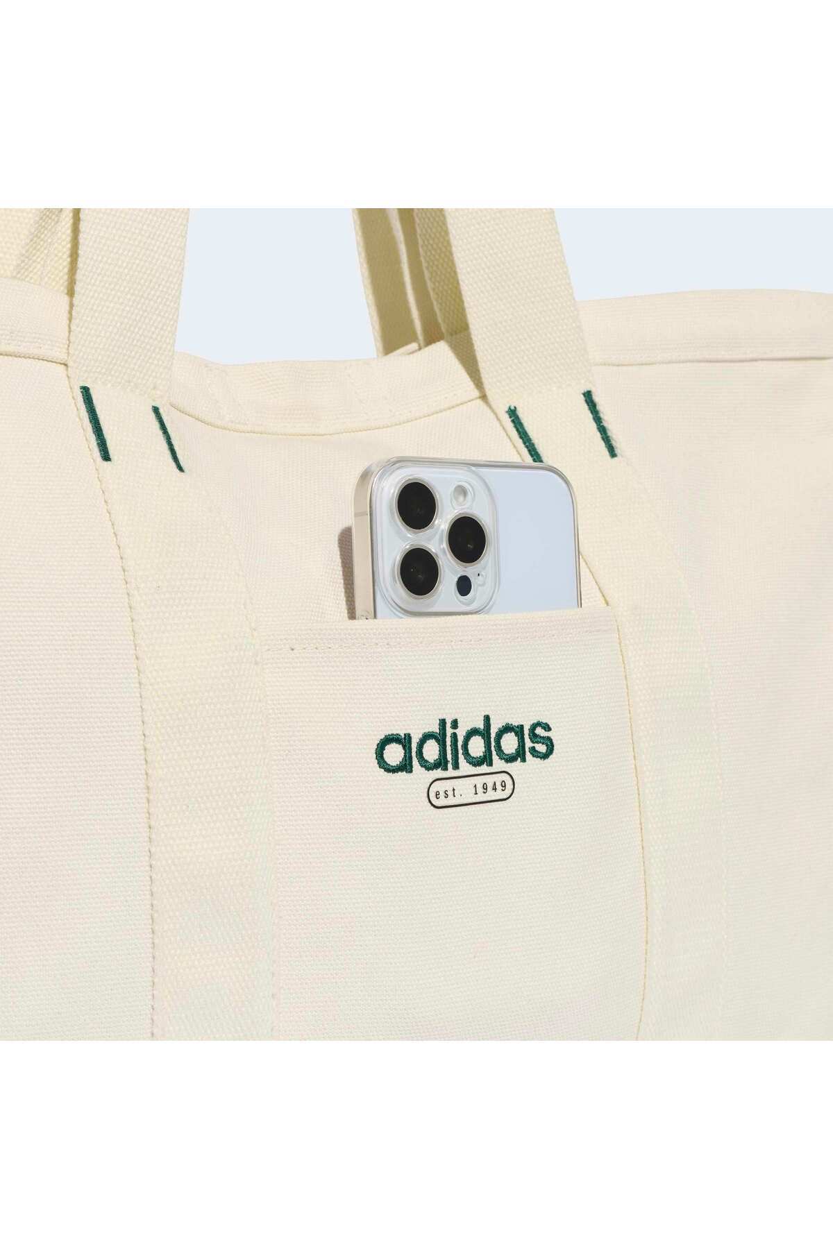 adidas Lin Canvas Tote Unisex Yetişkin Postacı Çantası KW4393 görsel 5