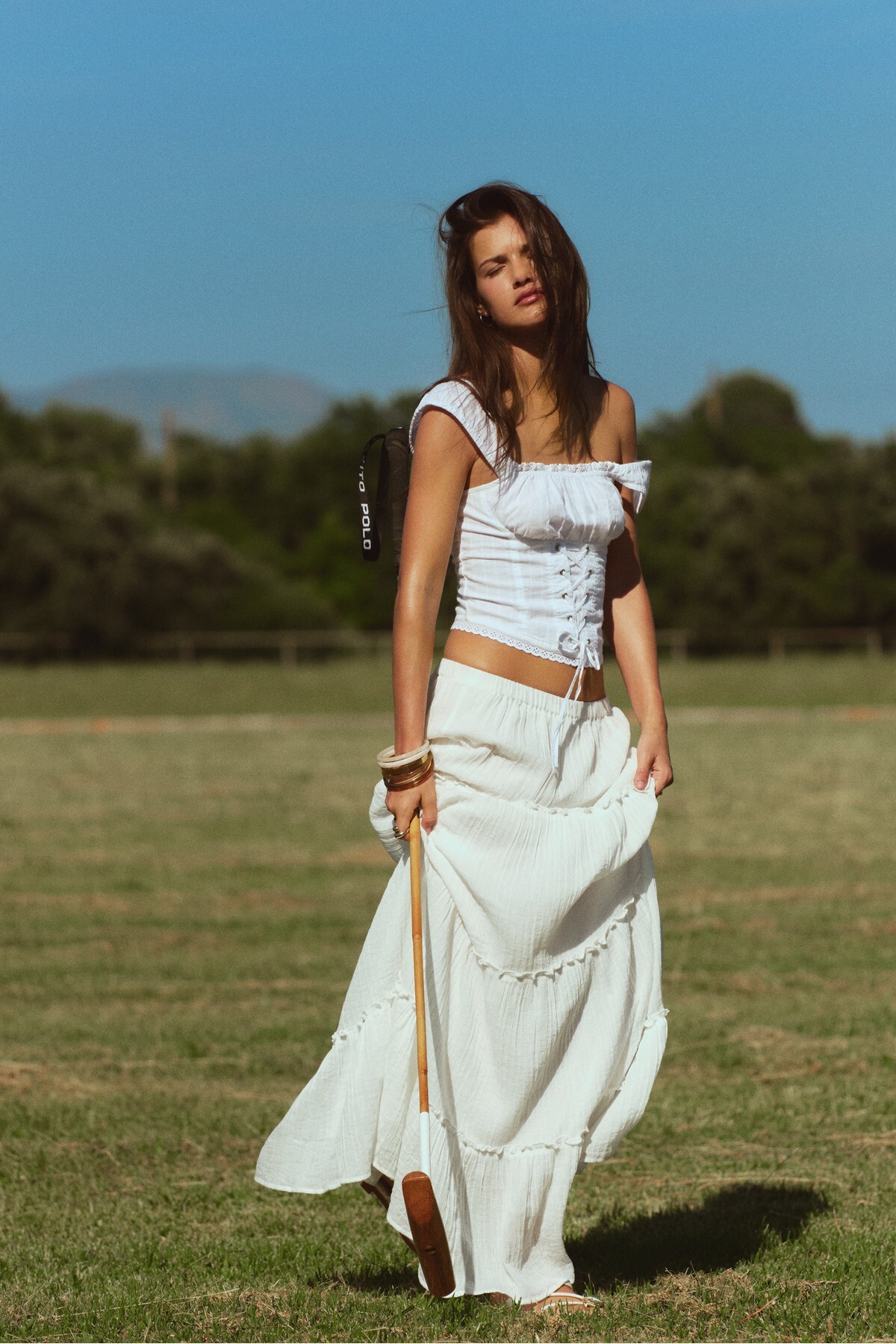 Stradivarius  Korseli bağcıklı top - Görsel 2