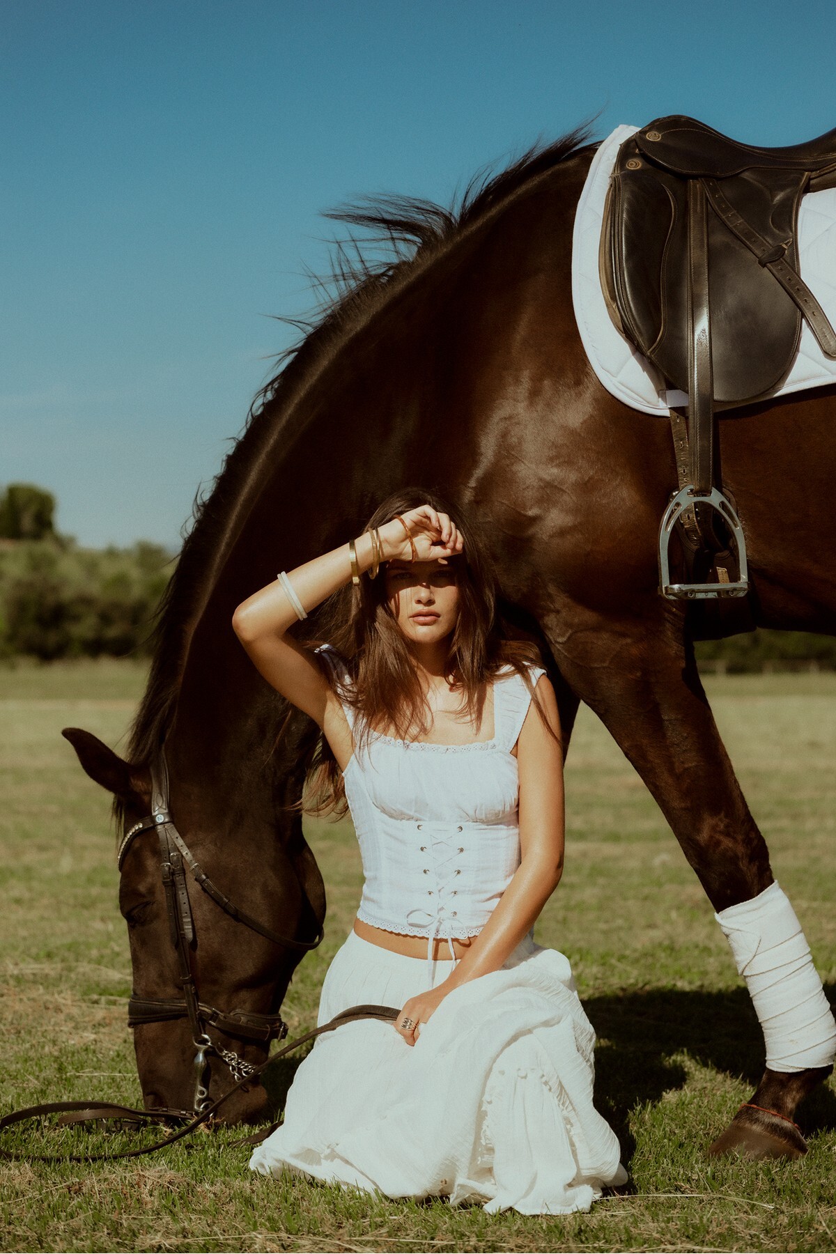 Stradivarius  Korseli bağcıklı top