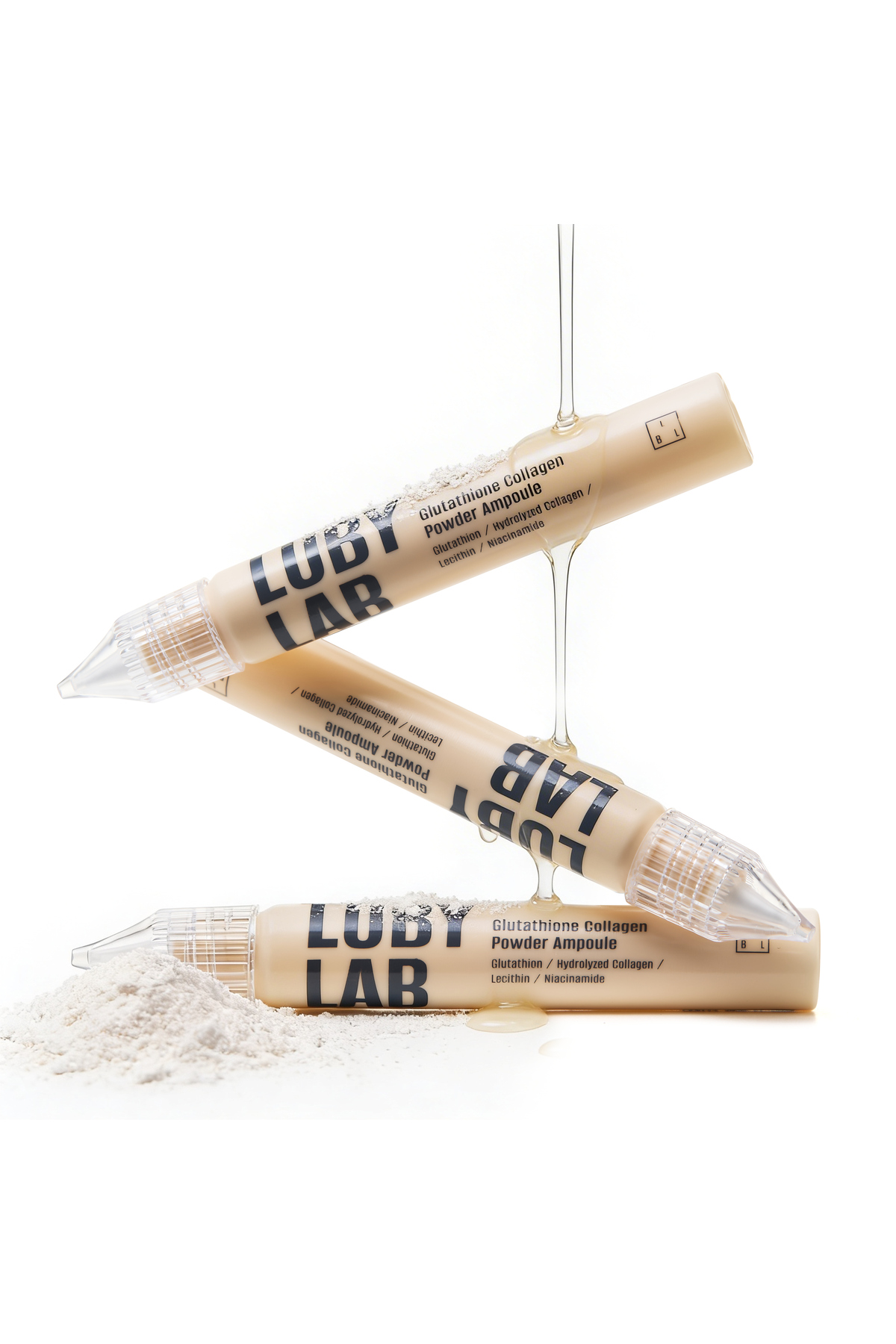 GLUTATHİONE COLLAGEN POWDER AMPOULE Tozdan Aktif Bakıma Dönüşen Premium Collagen — LUBYLAB03
