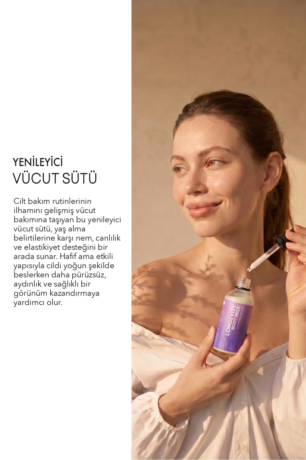 Longevity Body Milk - Yenileyici Vücut Sütü (100 ml) — Vücut Bakımı - Vücut Sütü — تصویر 4 از 4