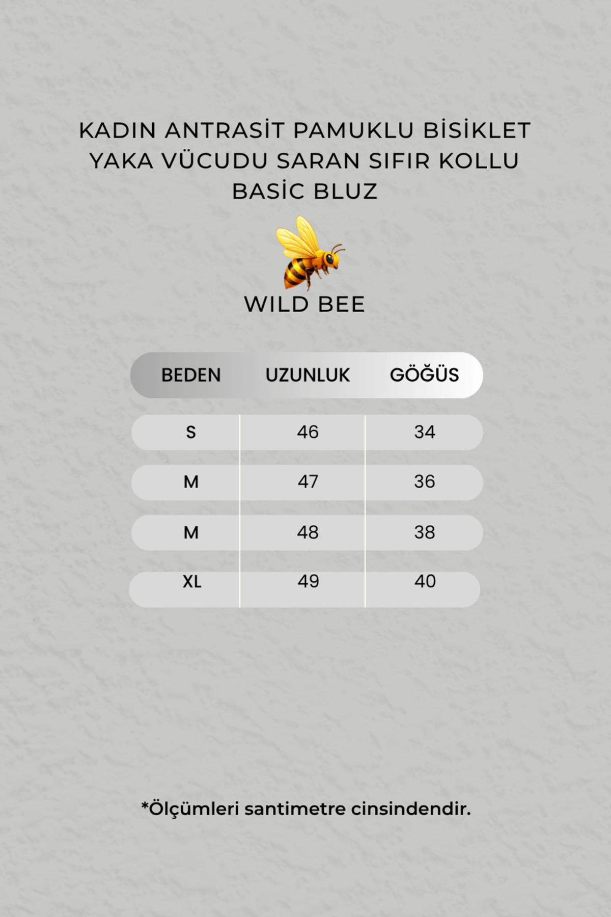 WILD BEE Kadın Ekru Kısa Kollu Oversize Viskon Gömlek görsel 5