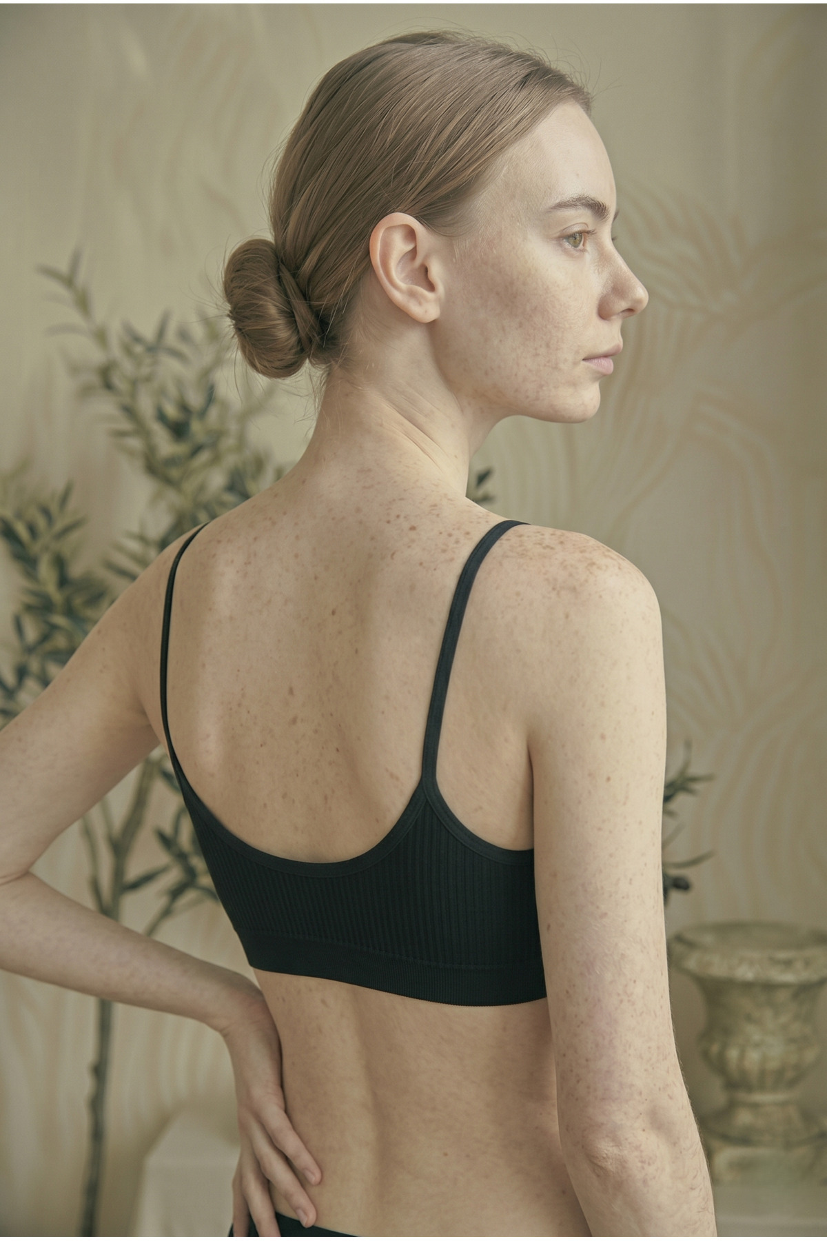 underwear bodyway 3’lü Çıkarılabilir Pedli Fitilli İp Askılı Bralet Büstiyer Crop Atlet görsel 3