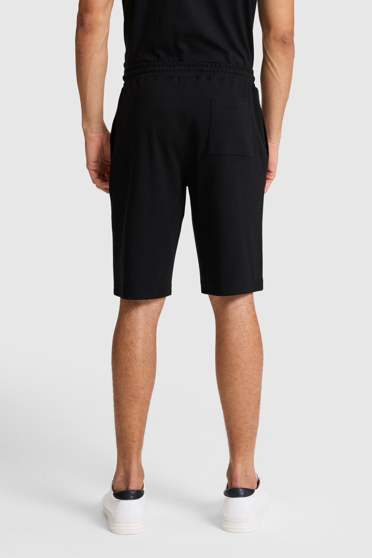 U.S. Polo Assn. Erkek Siyah Örme Şort 50327203-VR046 görsel 5