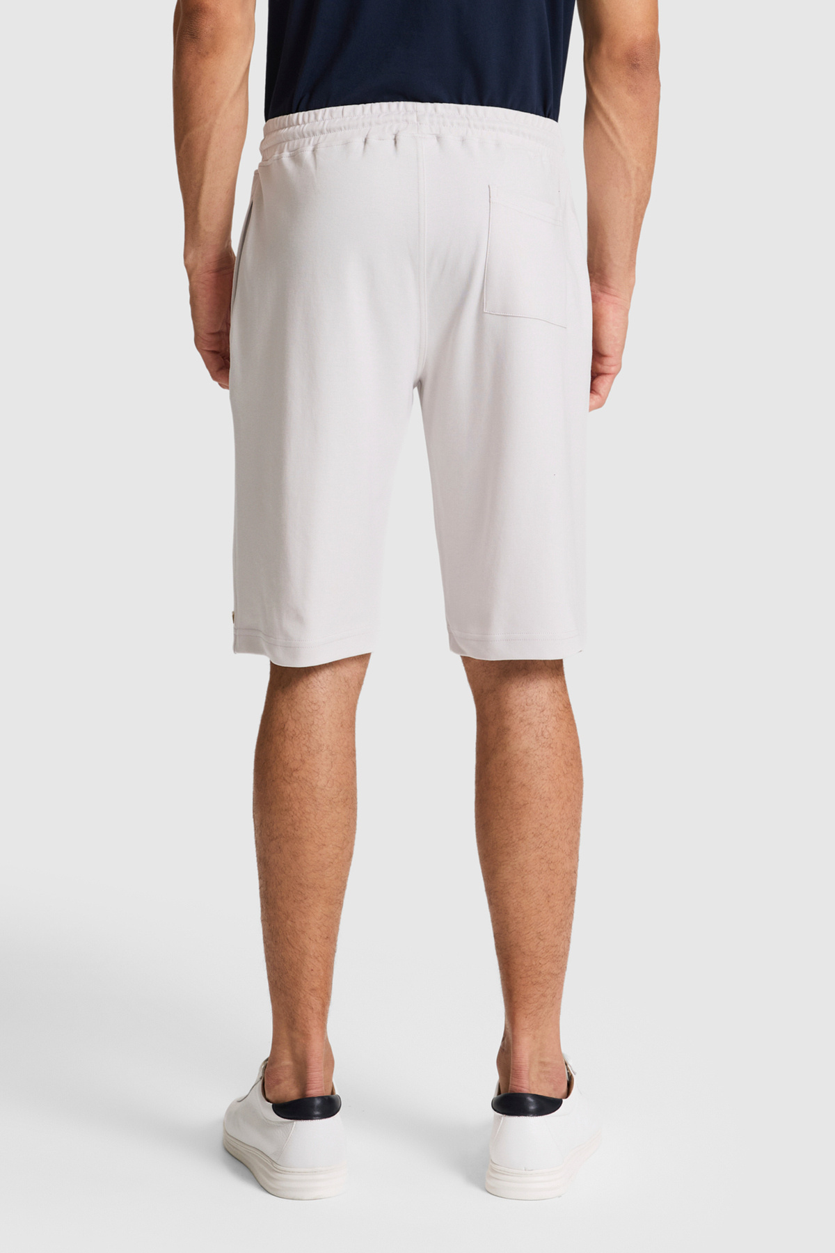U.S. Polo Assn. Erkek Açık Gri Örme Şort 50327203-VR001 görsel 5