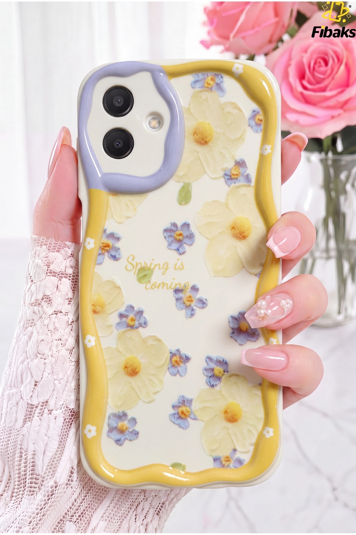 Daisy Galaxy A07 Case Design Patterned Camera Protected Daisy Flower Colorful Silicone Phone Case Cover