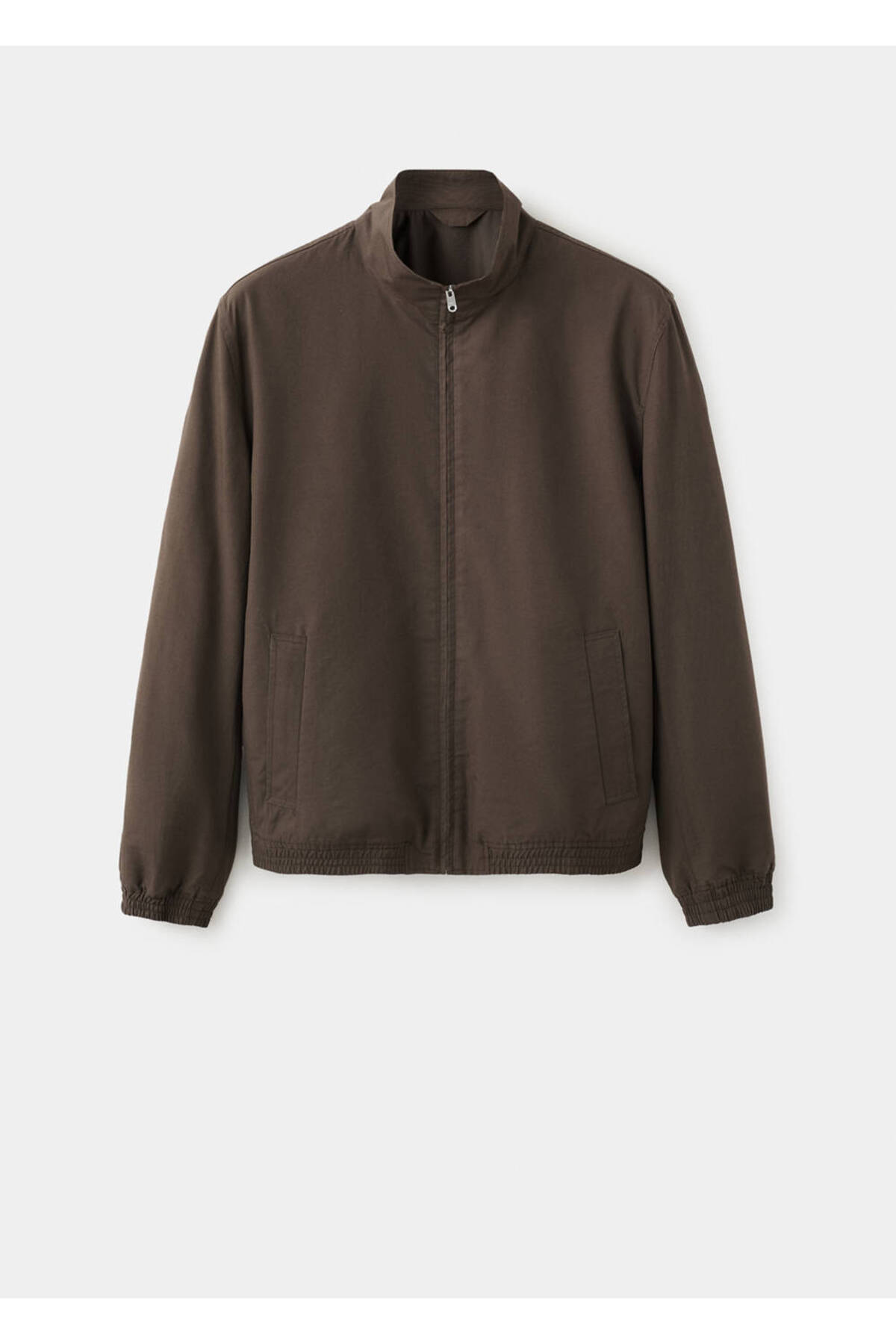 MANGO Man Lyocell pamuklu düz kesim ceket görsel 3