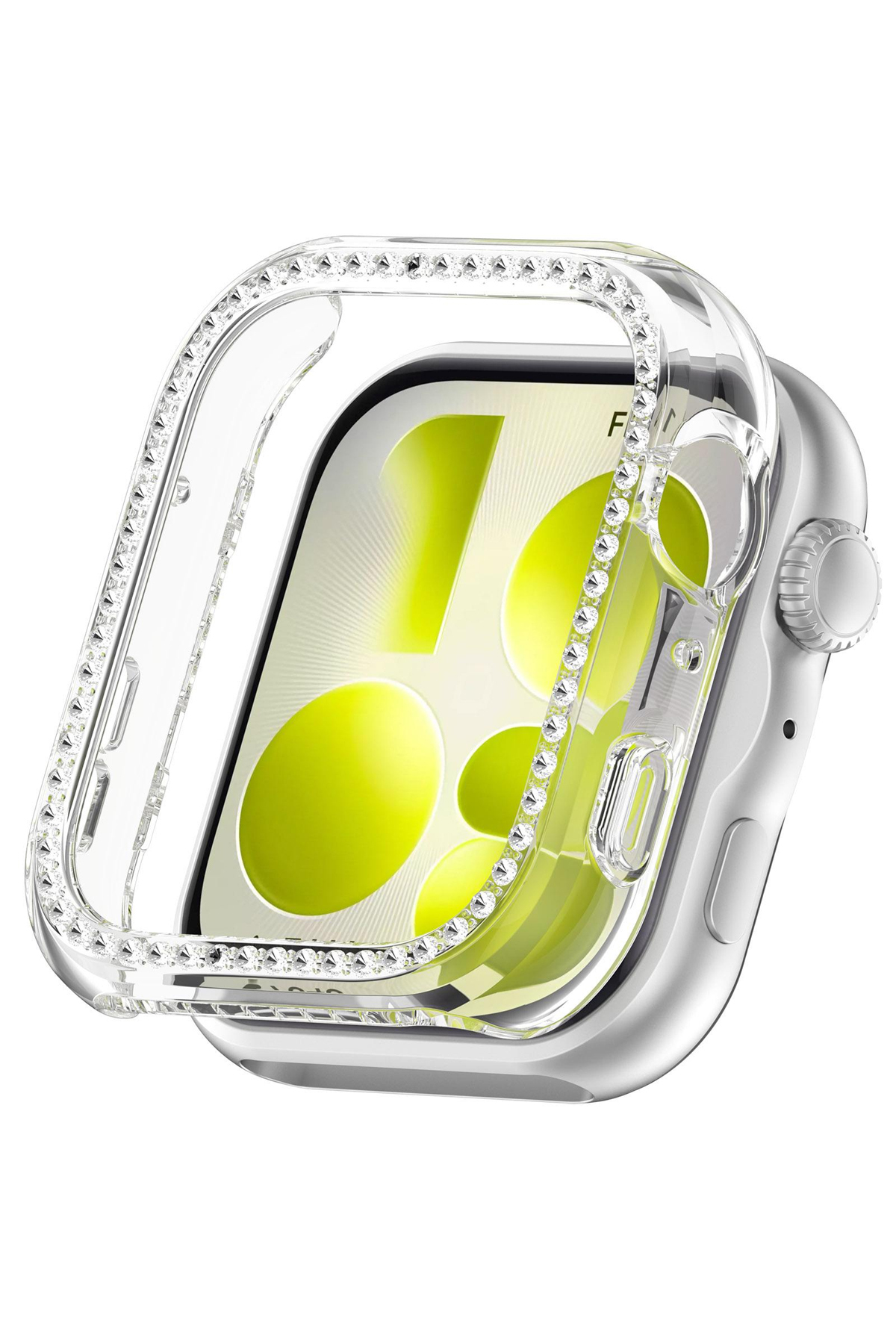 Nezih Case Huawei Watch Fit 5 Uyumlu Diamond Parlak Taşlı Sert PC