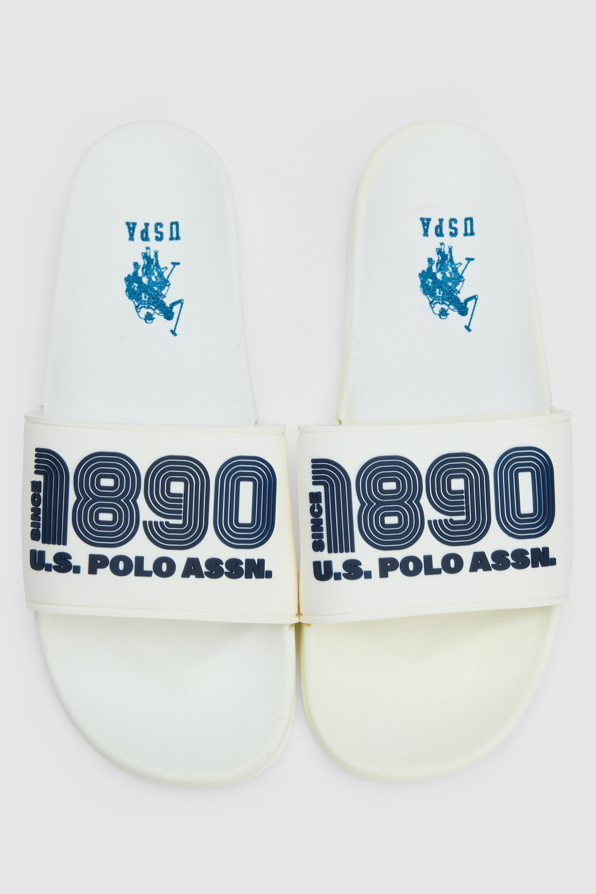U.S. Polo Assn. Erkek Beyaz Terlik 50323189-VR013 görsel 5