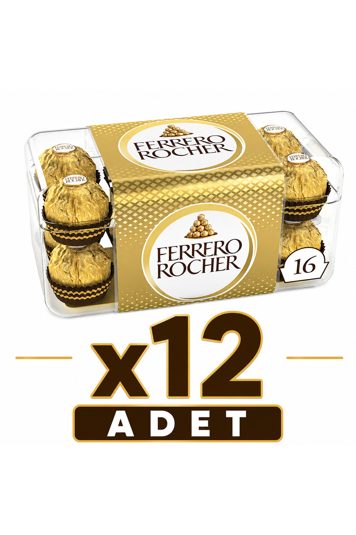 Ferrero Rocher Fındıklı Çikolata (200 g) x12 Adet - Fiyatı