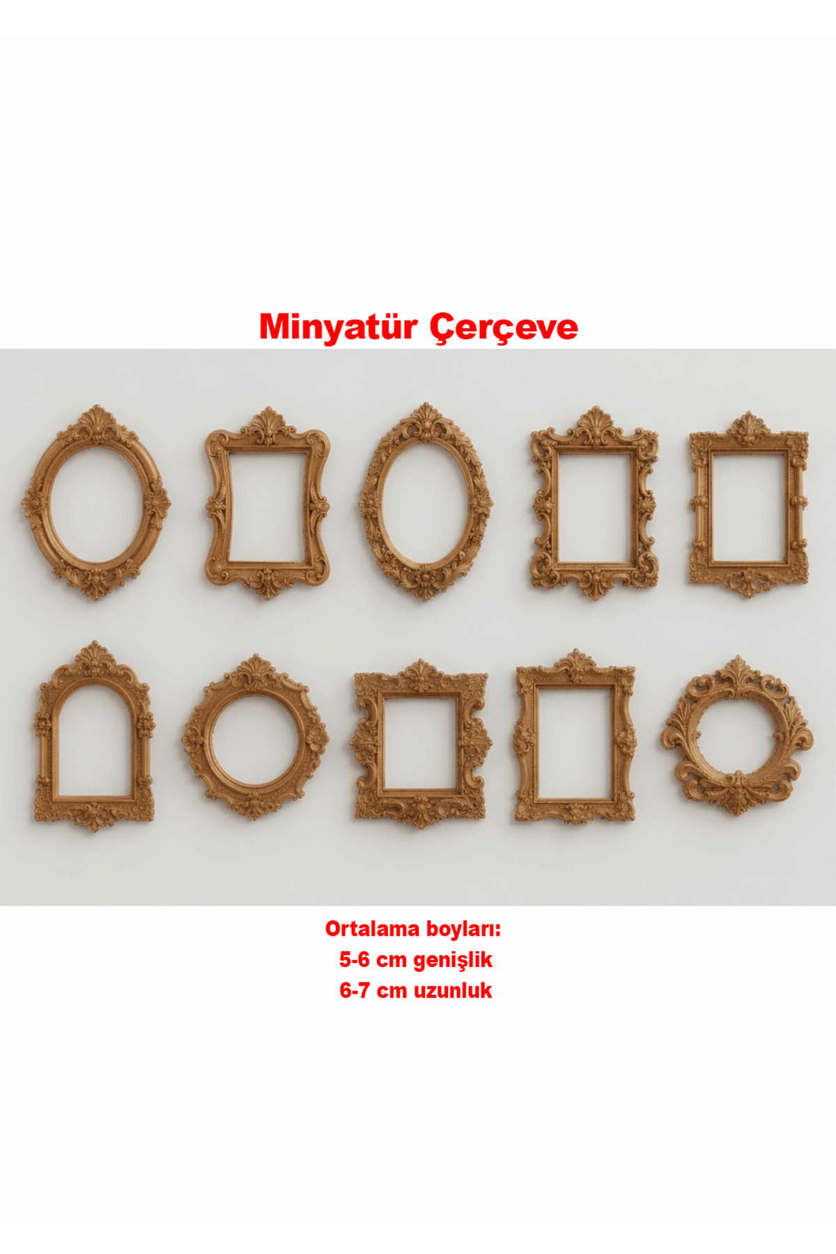 Friday Home 10 adet Mini Çerçeve - Minyatür Müze için - Fiyatı