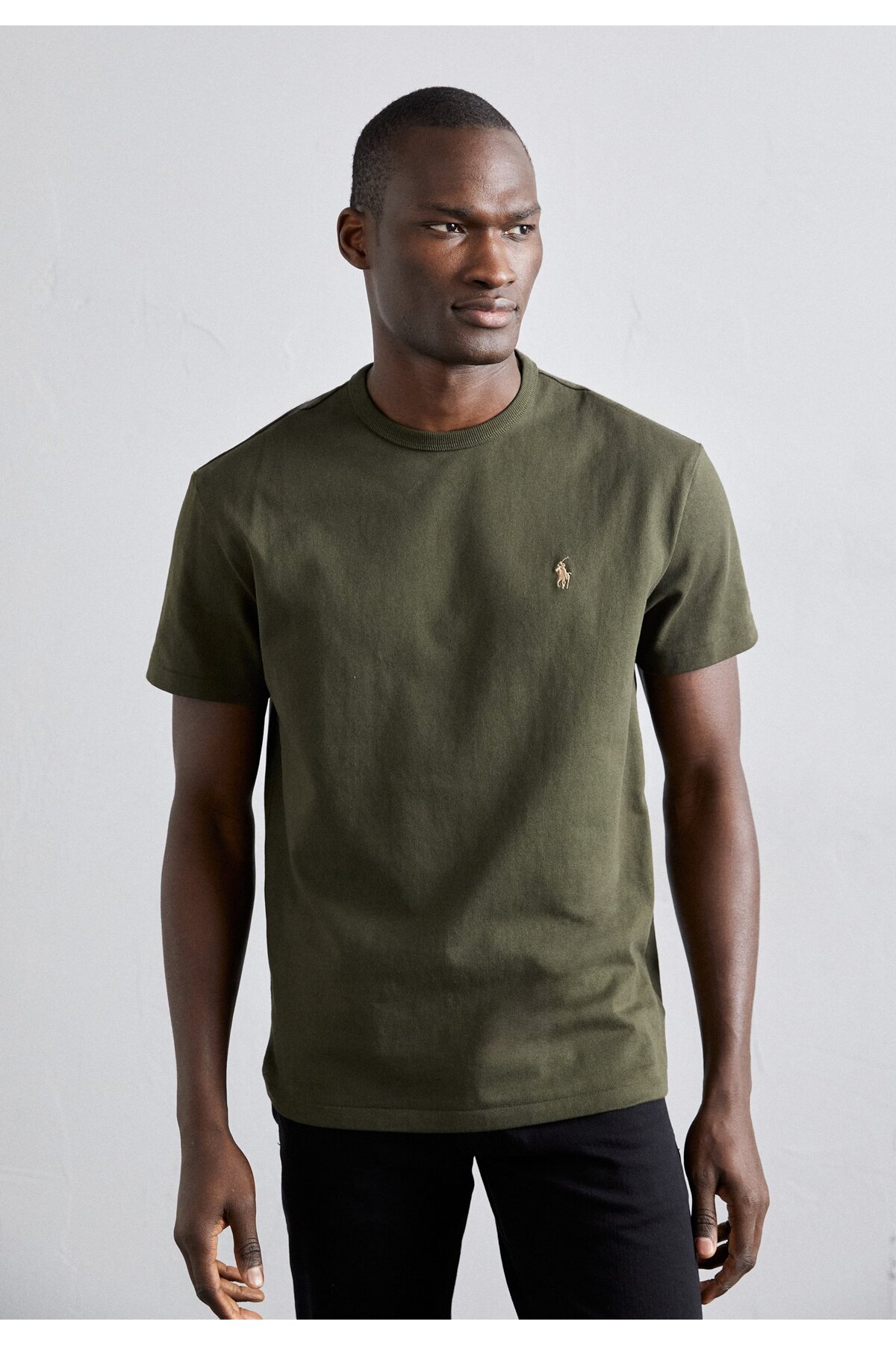 Ralph Lauren Özel Kesim Jersey Bisiklet Yaka Tişört 10003796