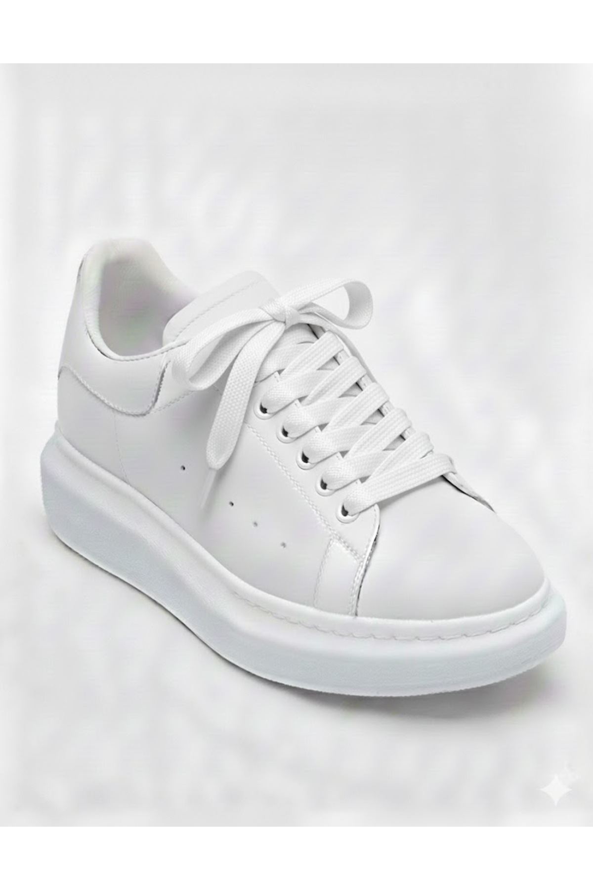 MECE SPOR Premium White 150 cm Flat Sports Shoes Laces