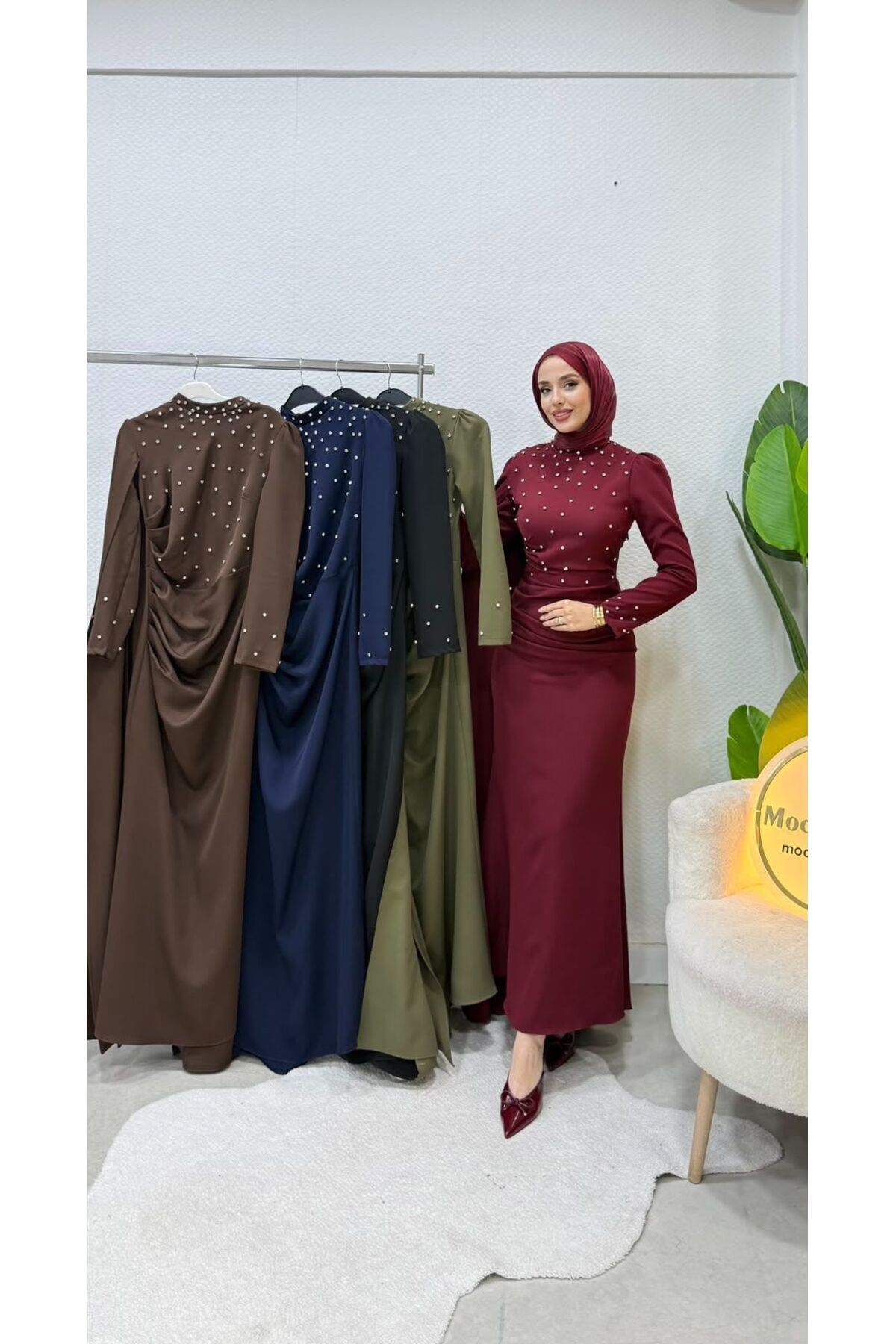 moda zeynaa Perla Elbise görsel 6