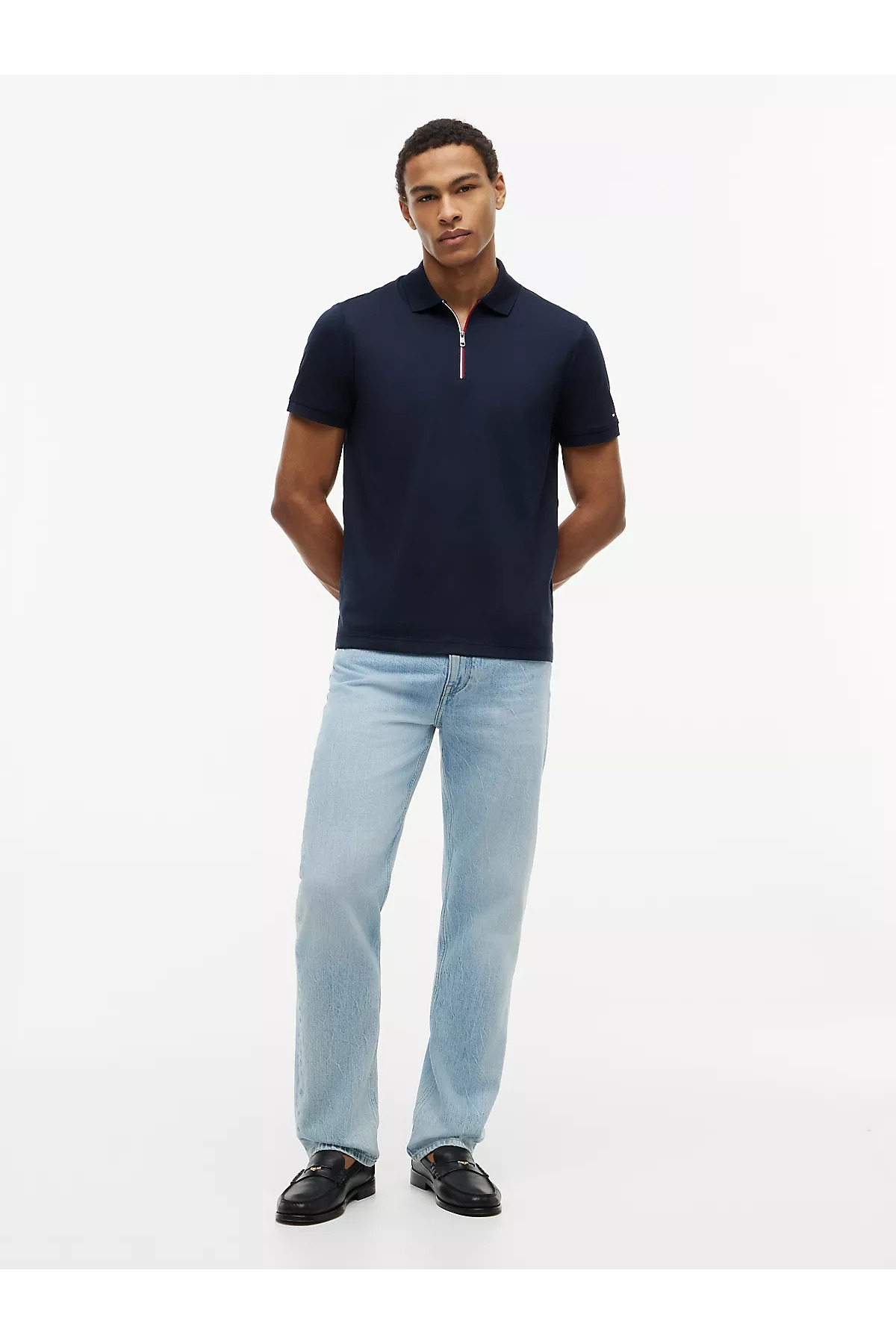پولوشرت مردانه یقه پلو | تامی هیلفیگر Tommy Hilfiger MW0MW43269 VN - تصویر 2