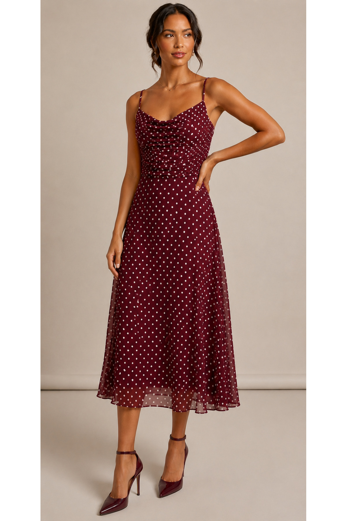 BLOUSE Çokrenkli İnce Kolsuz Vücuda Oturan Tül Elbise görsel 2
