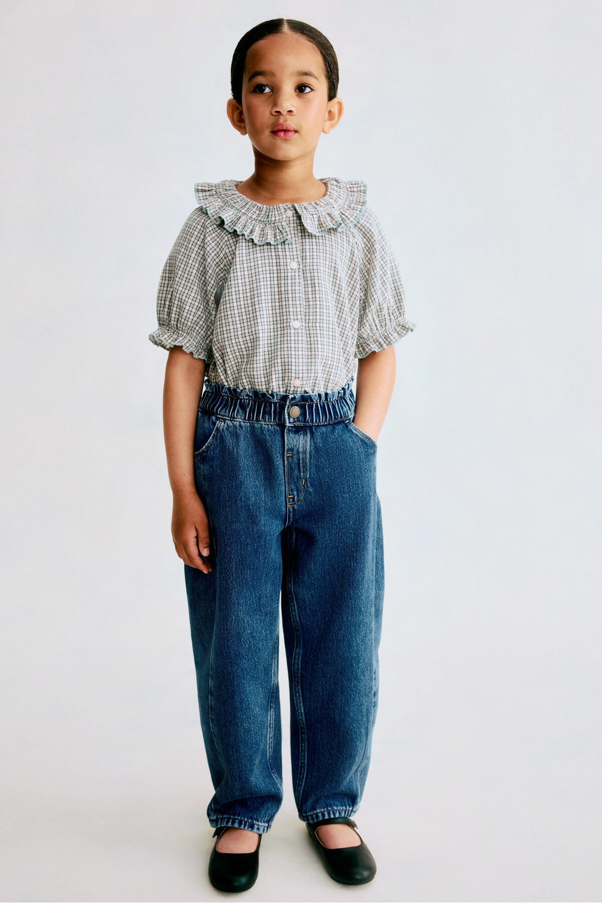 شلوار جین مخروطی اچ اند ام شلوار جین H&M