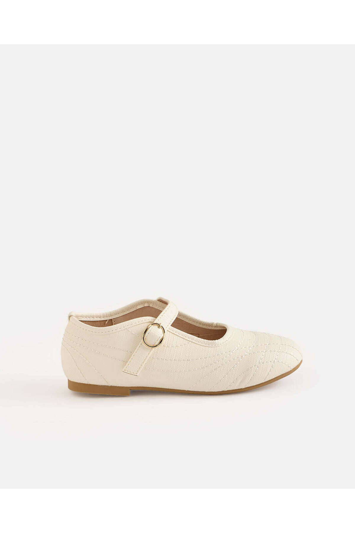 REDTAG Girls Ivory Velcro Sneakerinas