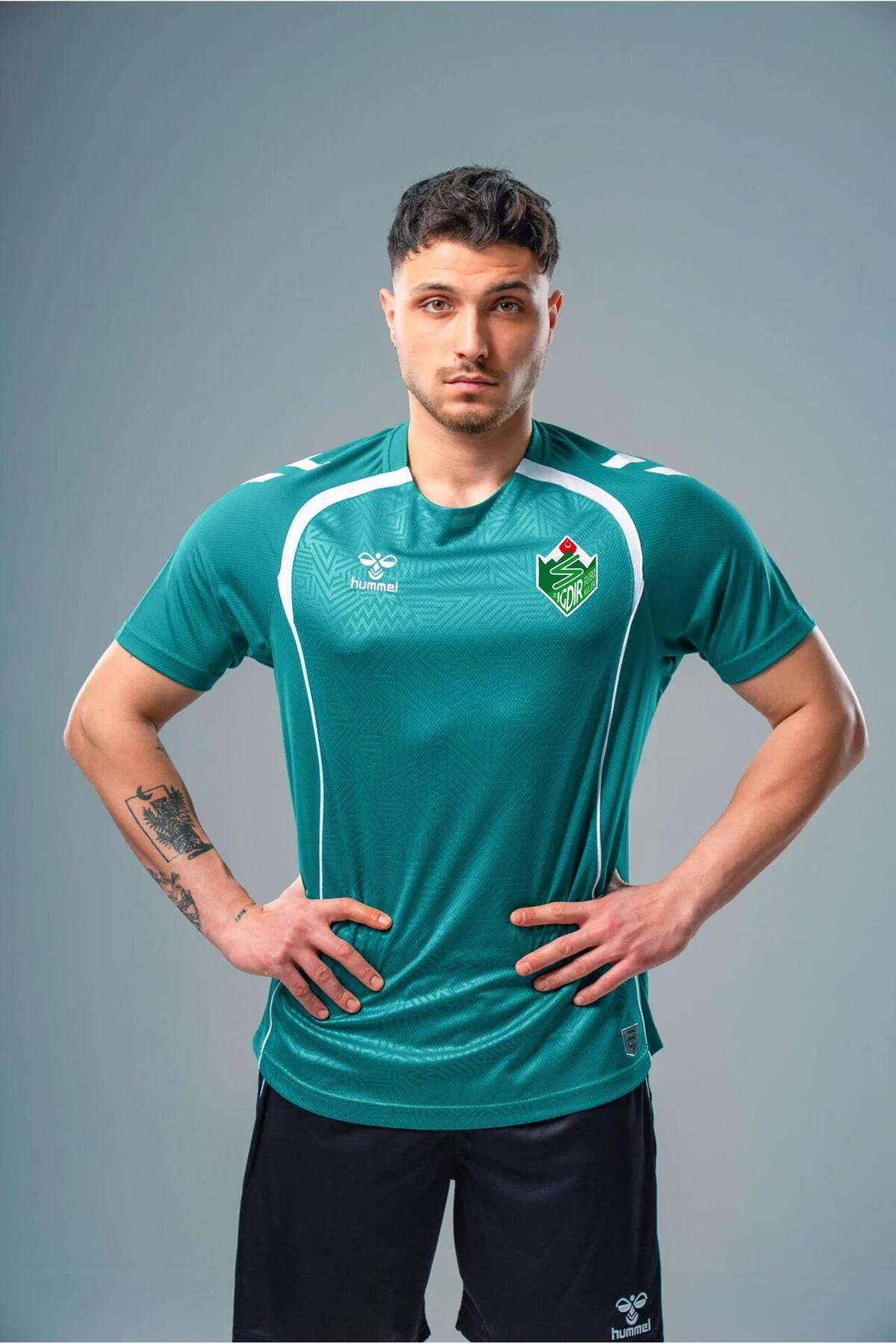 تی شرت تمرینی Iğdır FK Target سبز هامل تی شرت ورزشی hummel
