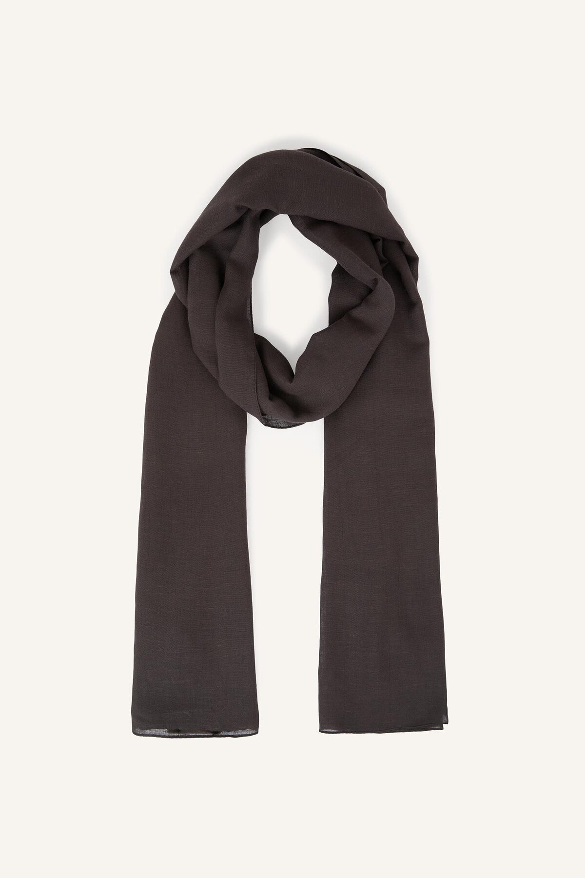 DeFacto Fresh Scarfs X DeFacto Premium Siyah Keten Şal I1758AX26SM görsel 7