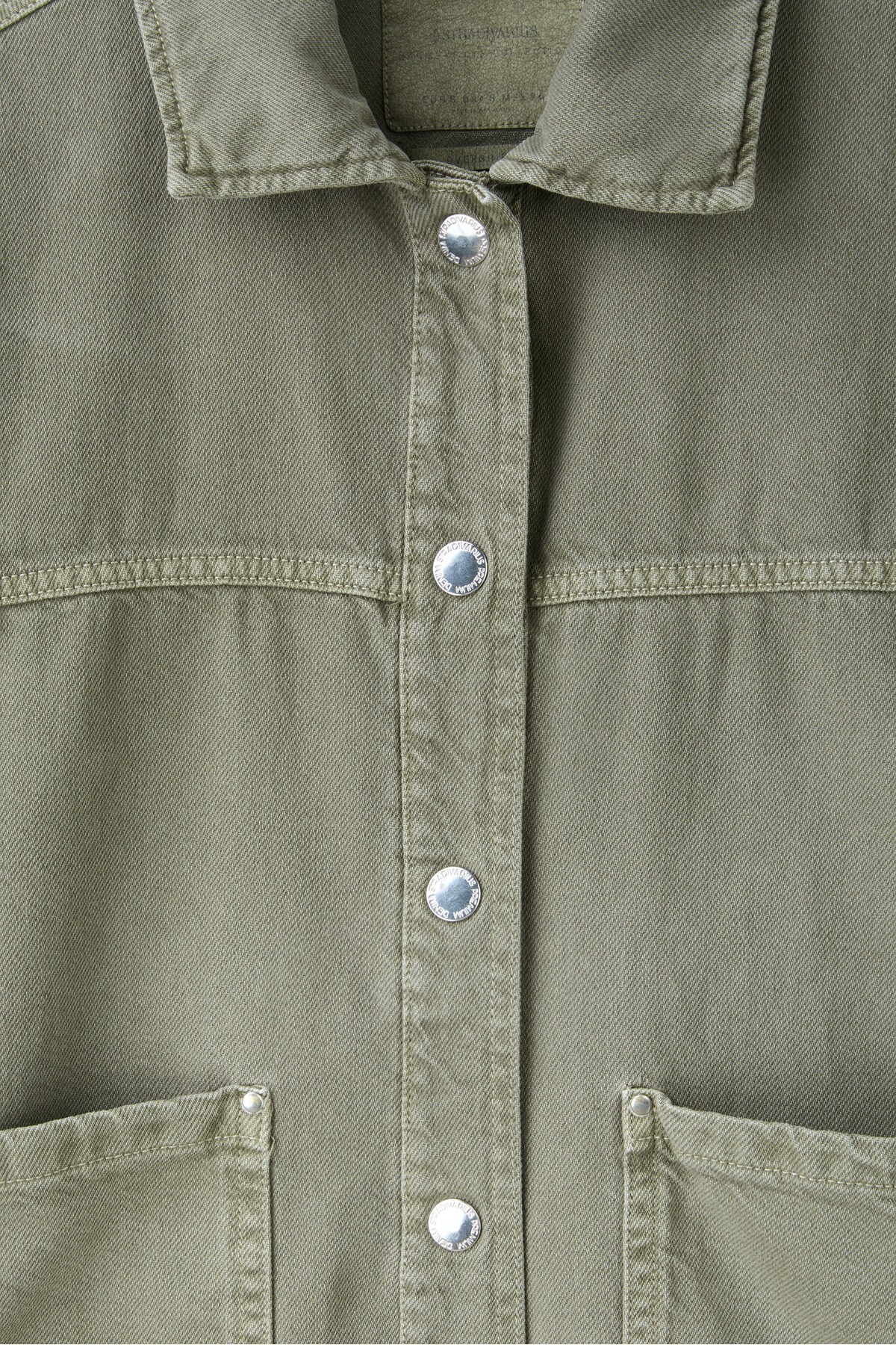 Stradivarius Yama cepli denim ceket görsel 8