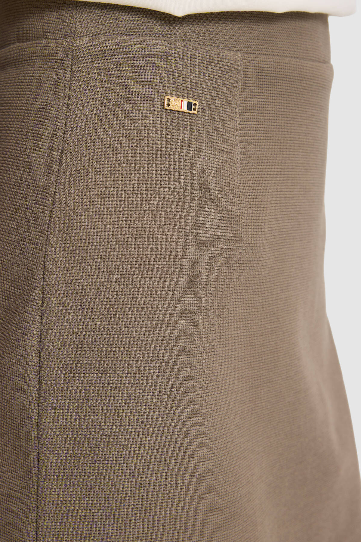 U.S. Polo Assn. Kadın Vizon Örme Etek 50325287-VR052 görsel 6