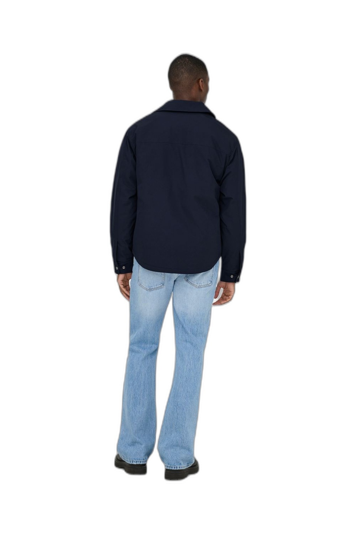 Only & Sons ONSDAVID LIFE PADDED OVERSHIRT OTW Erkek Mavi Ceket - 22036739 görsel 2