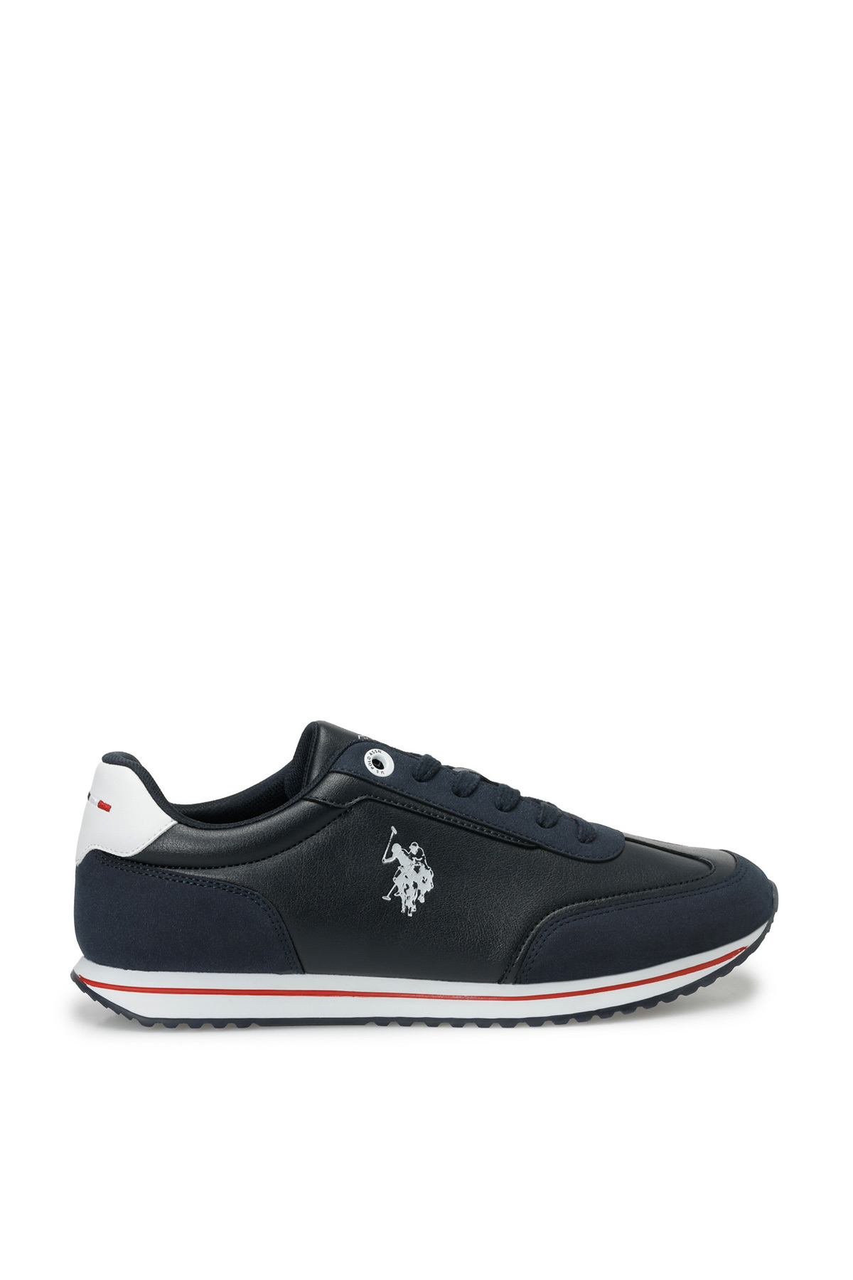 کفش کتانی مردانه سرمه‌ای BASMAT یو اس پولو کفش اسنیکر U.S. Polo Assn.