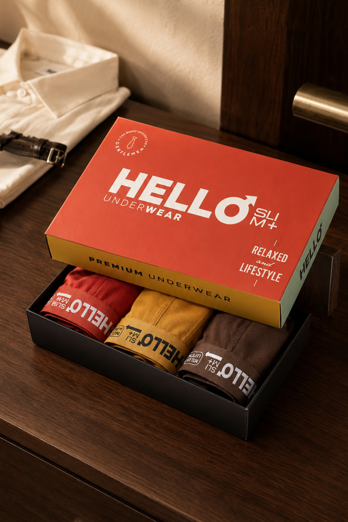 Helloslim Hello Slim Erkek Boxer 6'lı Set Likralı Penye Pamuk Çok Renkli görsel 5