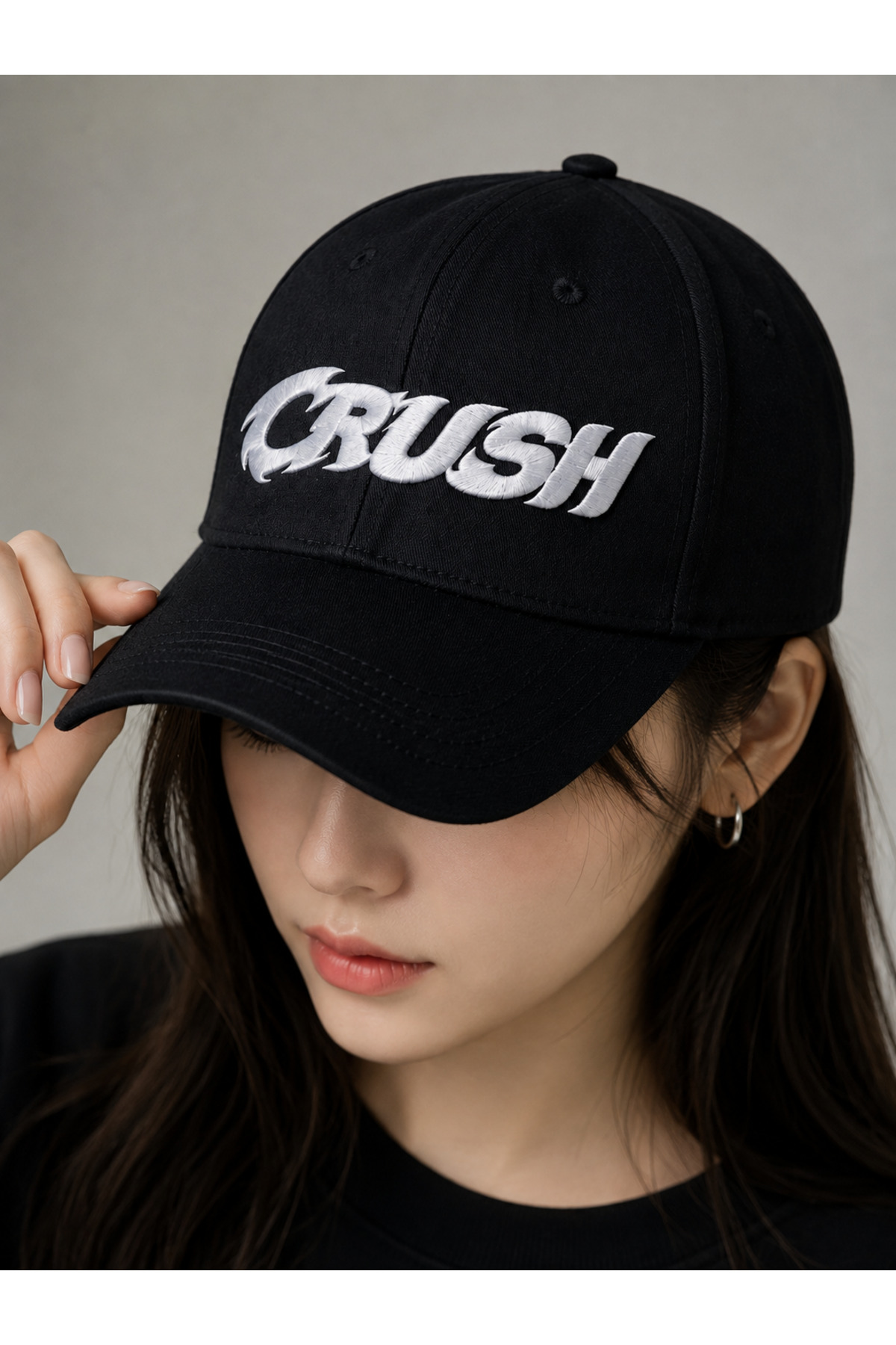 barsdepo CRUSH Logo Nakış İşlemeli Şapka Baskılı Şapka | Premium Kalite