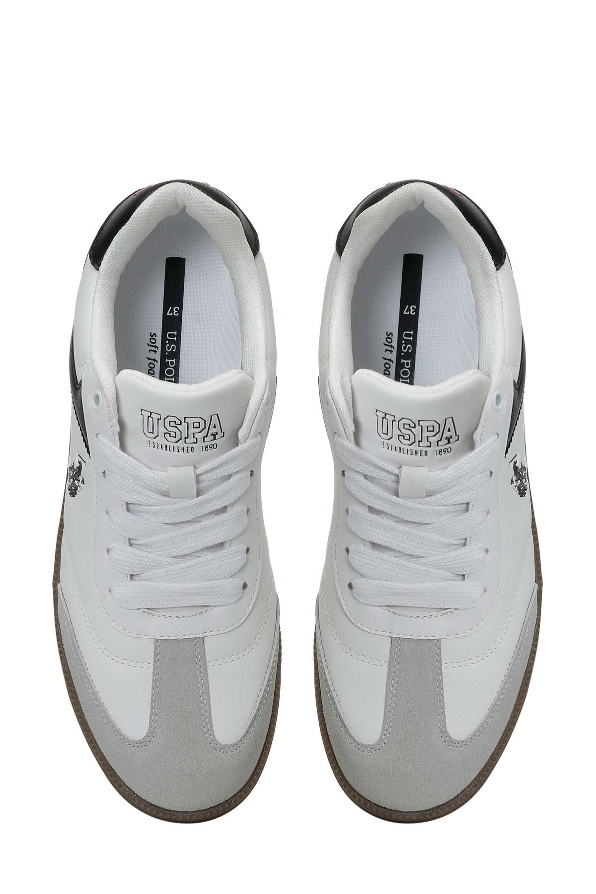 U.S. Polo Assn. SORE PU Beyaz Kadın Sneaker görsel 4