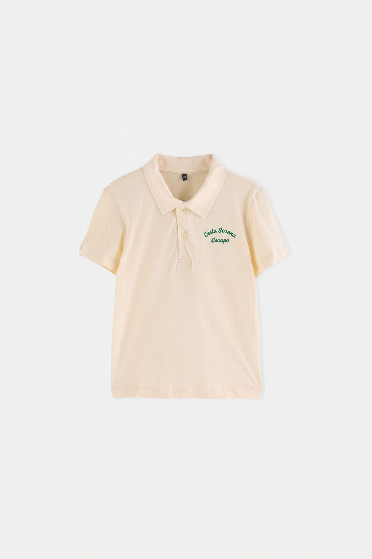 Trendyolmilla Kids Bej Erkek Çocuk Polo Yaka Örme T-Shirt TKDSS26TS00102