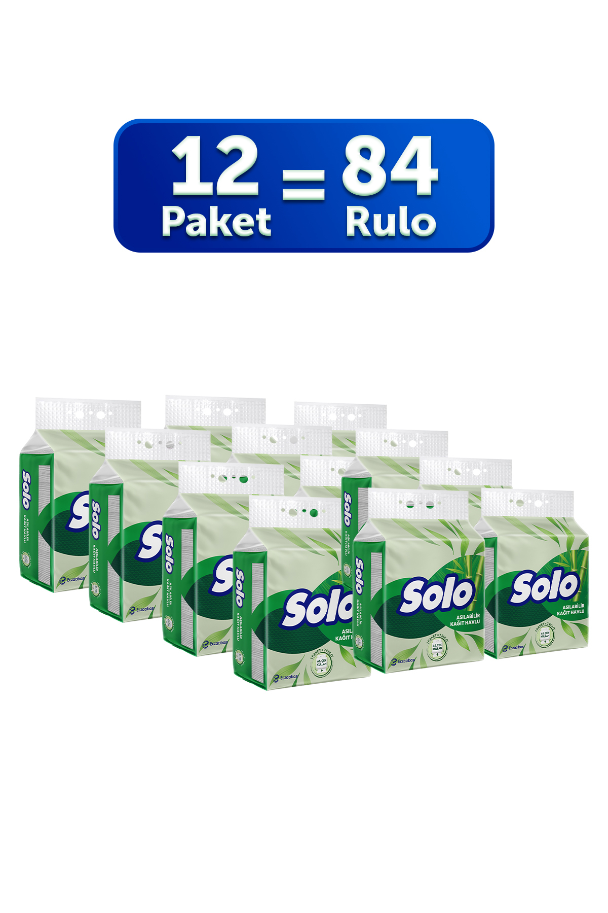 Solo Asılabilir Kağıt Havlu 1=7 12'li