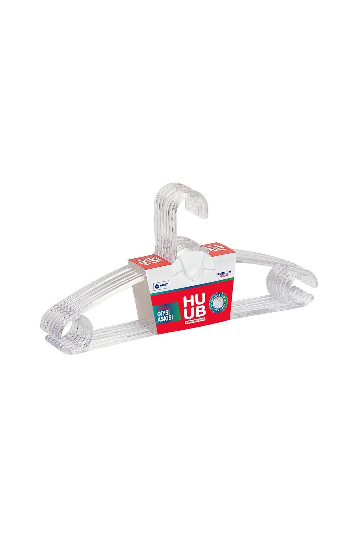 12 Pieces of Crystal Plastic Hanger, Clothes Hanger, Transparent Hanger, Children's Hanger, Shirt Hanger