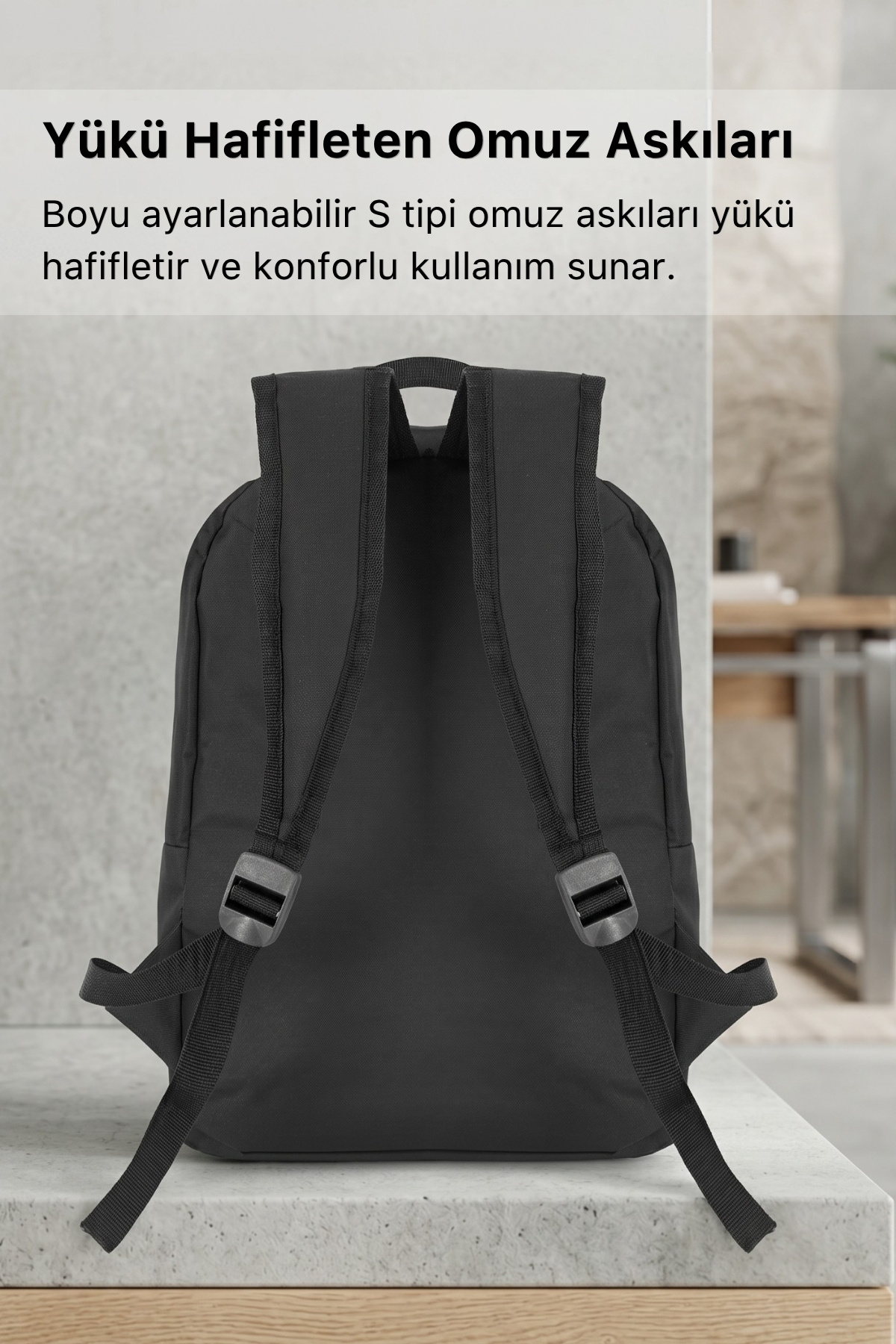 POLOGRAND London Orijinal Unisex Çok Gözlü Su Geçirmez Spor Kurs Laptop Gezi Seyahat Ve Günlük Kullanım Sırt Çantası
