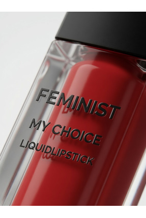Feminist Cosmetics Kremsi Dokulu, Kadife Bitişli - Rebel - Parlak Yoğun Pigme...