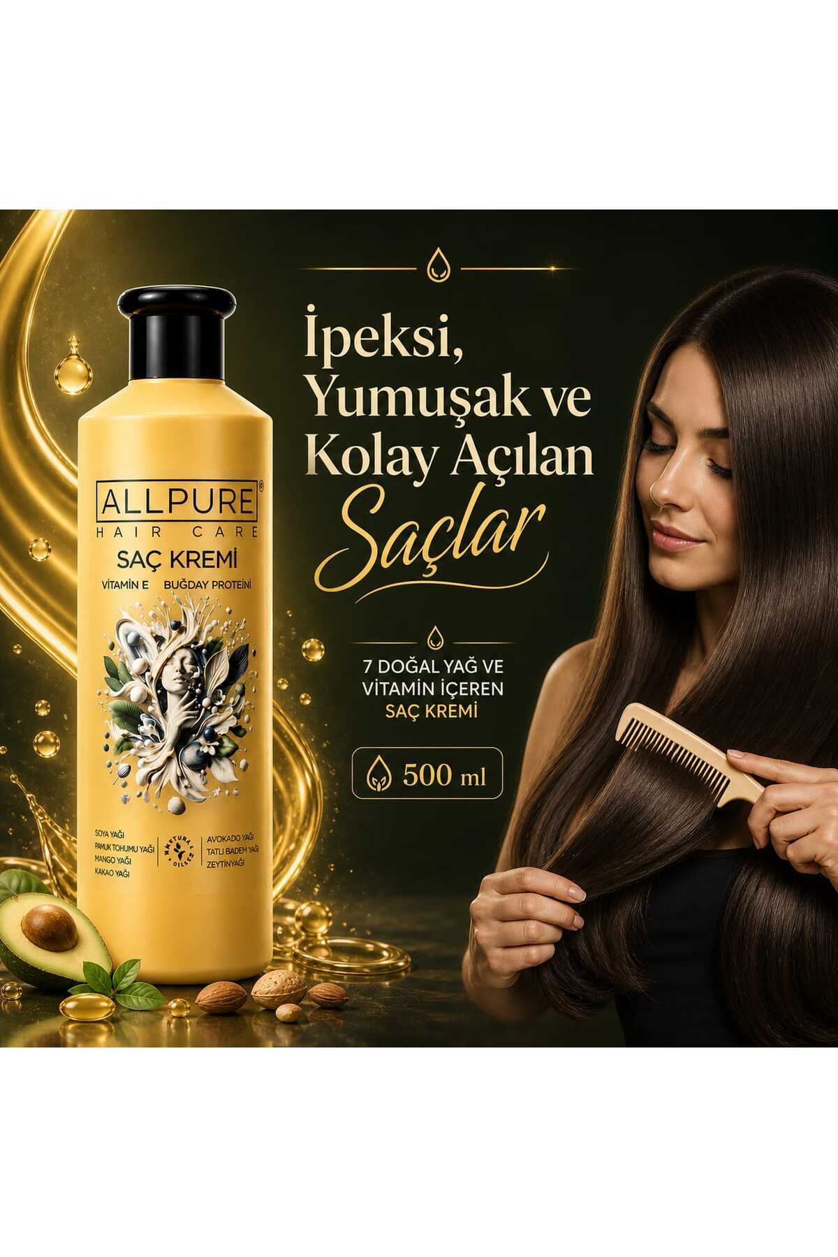 Hair Care Seti (Şampuan + Saç Kremi) — ALL-SM-SK-01 — تصویر 6 از 8