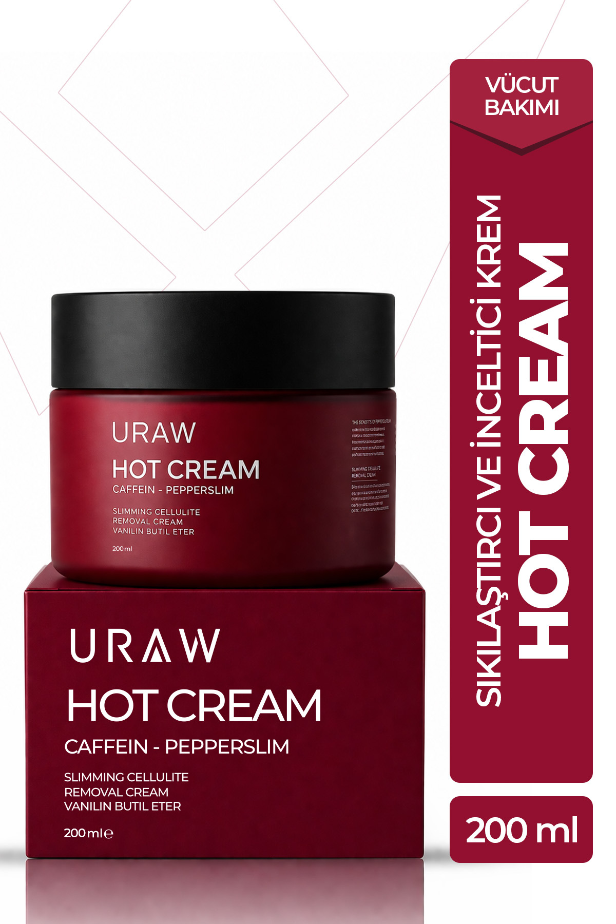 Uraw Sıkılaştırıcı ve Toparlayıcı Termal Bakım Kremi | Hot Cream 200 ml — TYCC6A9AD6DDD6ED452ECDD00