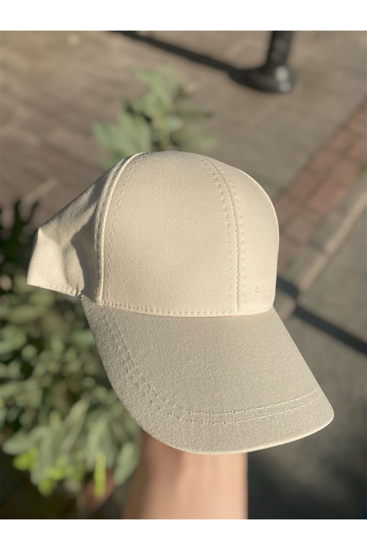 sf collection Düz Basic Baseball Şapka Unisex Ayarlanabilir Cap görsel 2